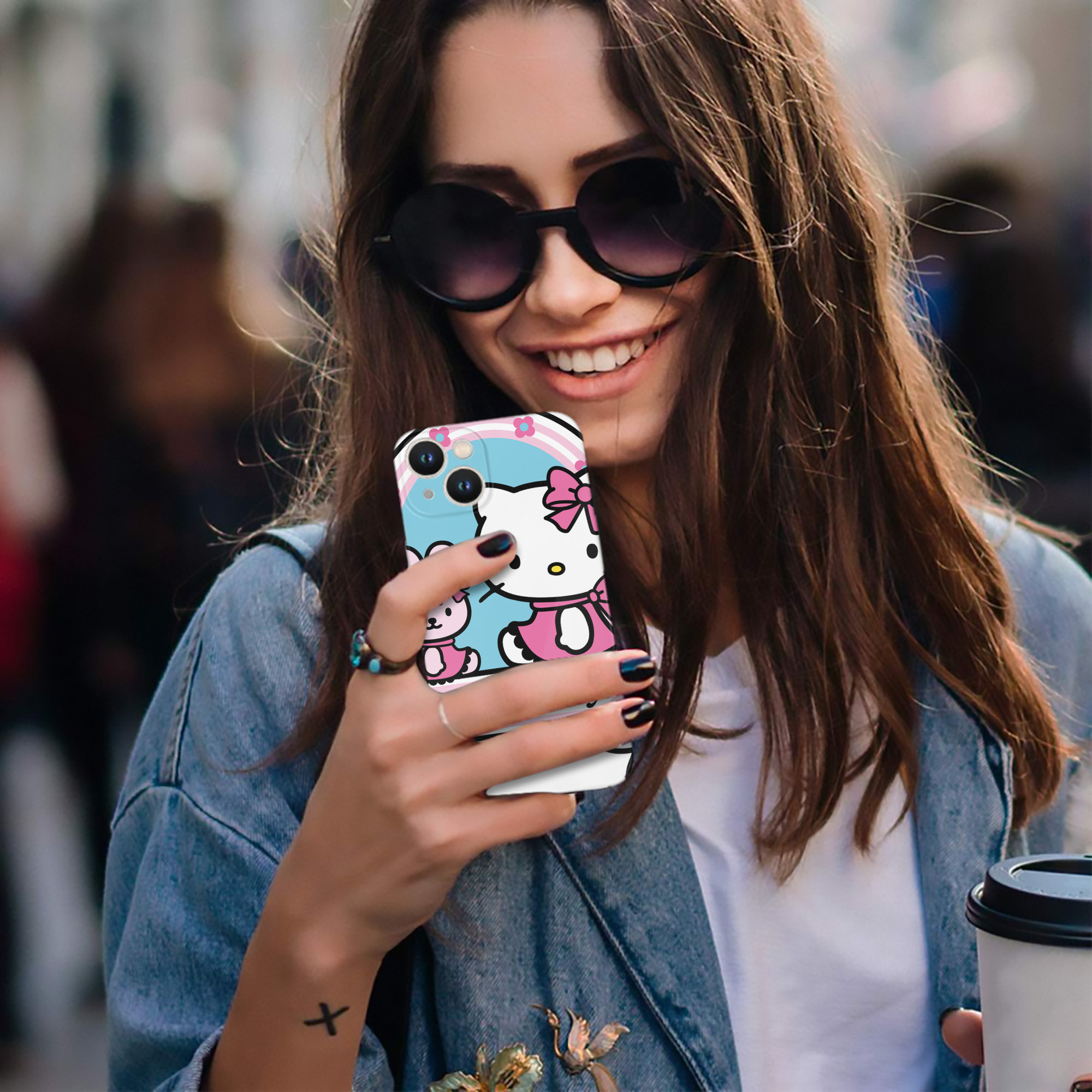 （画像用） Hello Kitty ハローキティ 【iPhone 14シリーズ対応】ハードケース