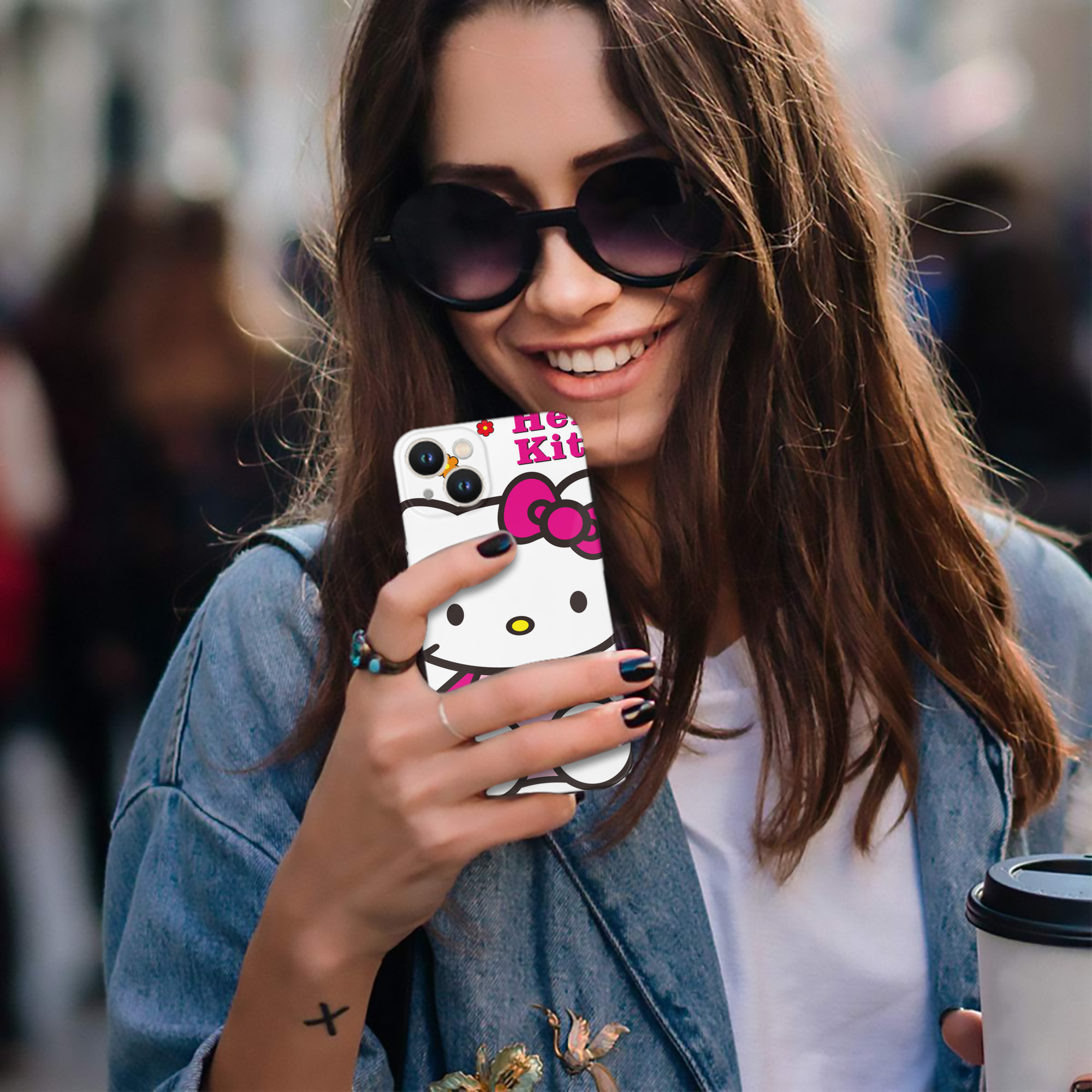 （画像用） Hello Kitty ハローキティ 【iPhone 14シリーズ対応】ハードケース