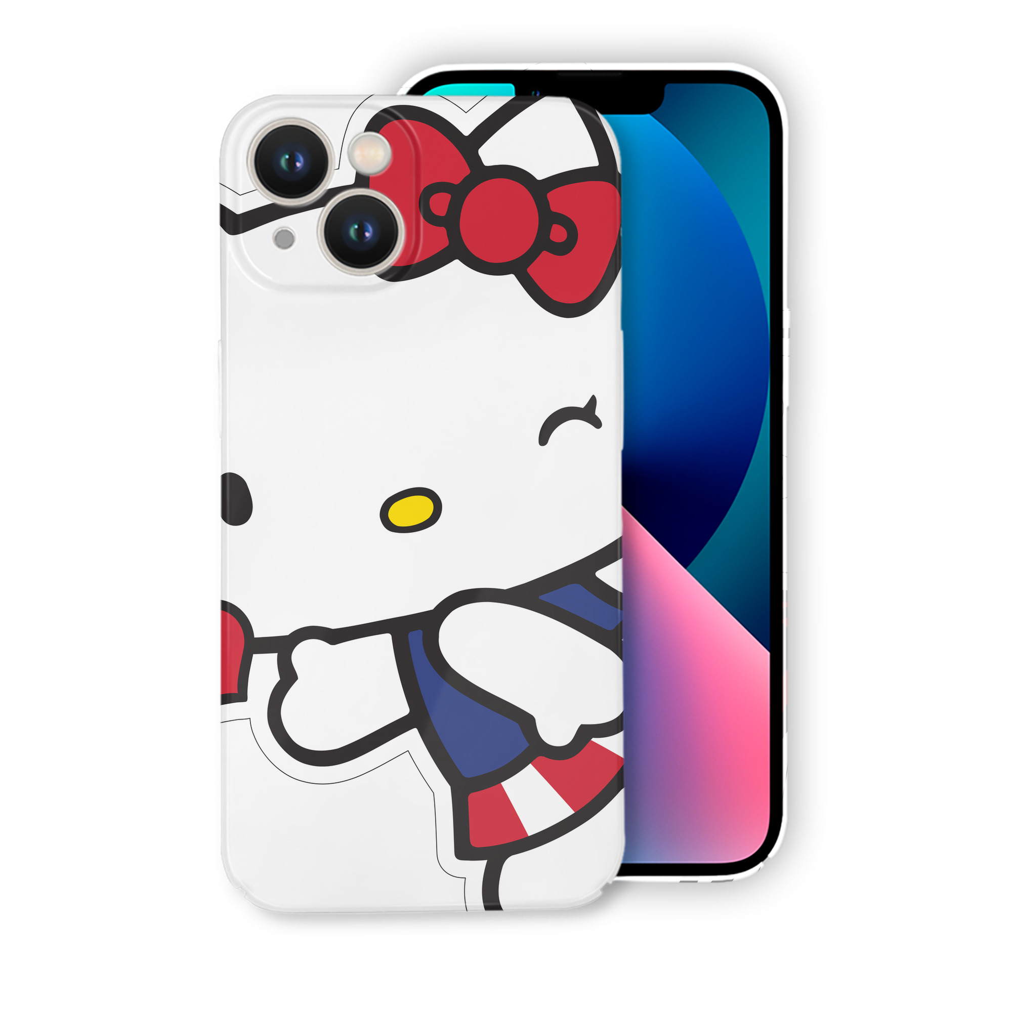 （画像用） Hello Kitty ハローキティ 【iPhone 14シリーズ対応】ハードケース