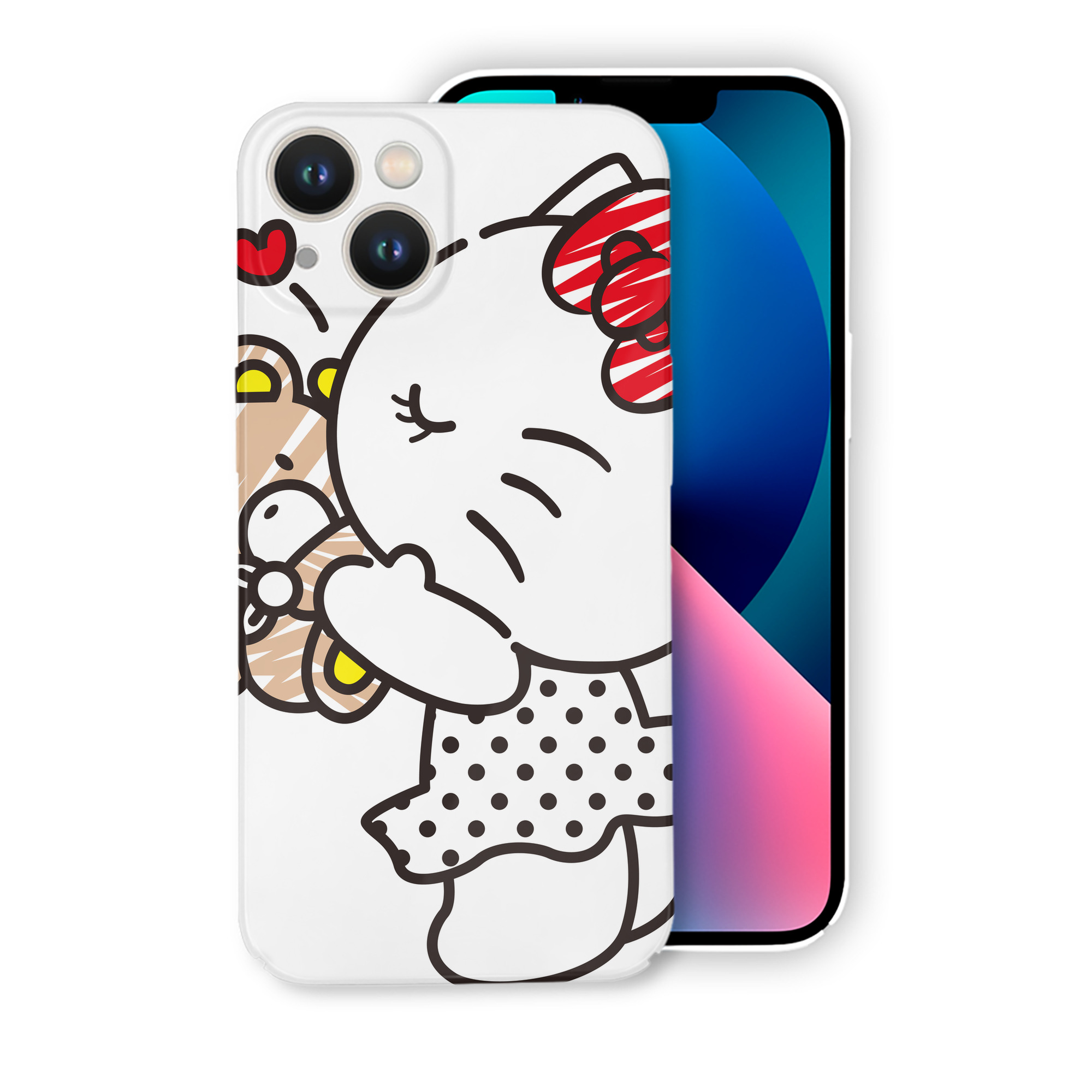 （画像用） Hello Kitty ハローキティ 【iPhone 14シリーズ対応】ハードケース