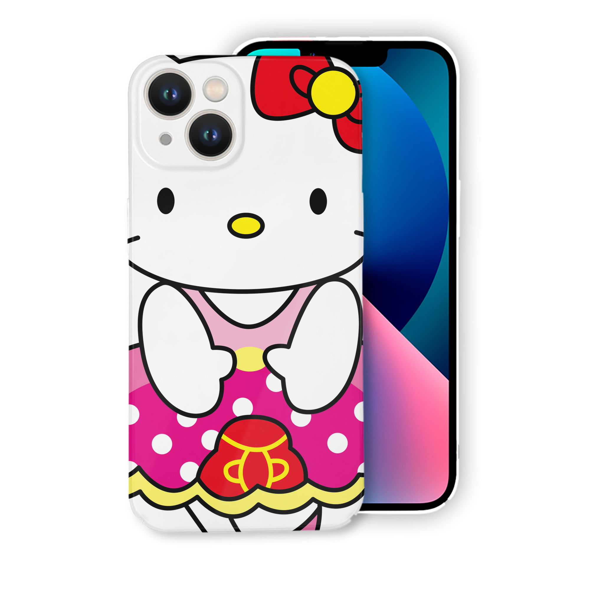 （画像用） Hello Kitty ハローキティ 【iPhone 14シリーズ対応】ハードケース