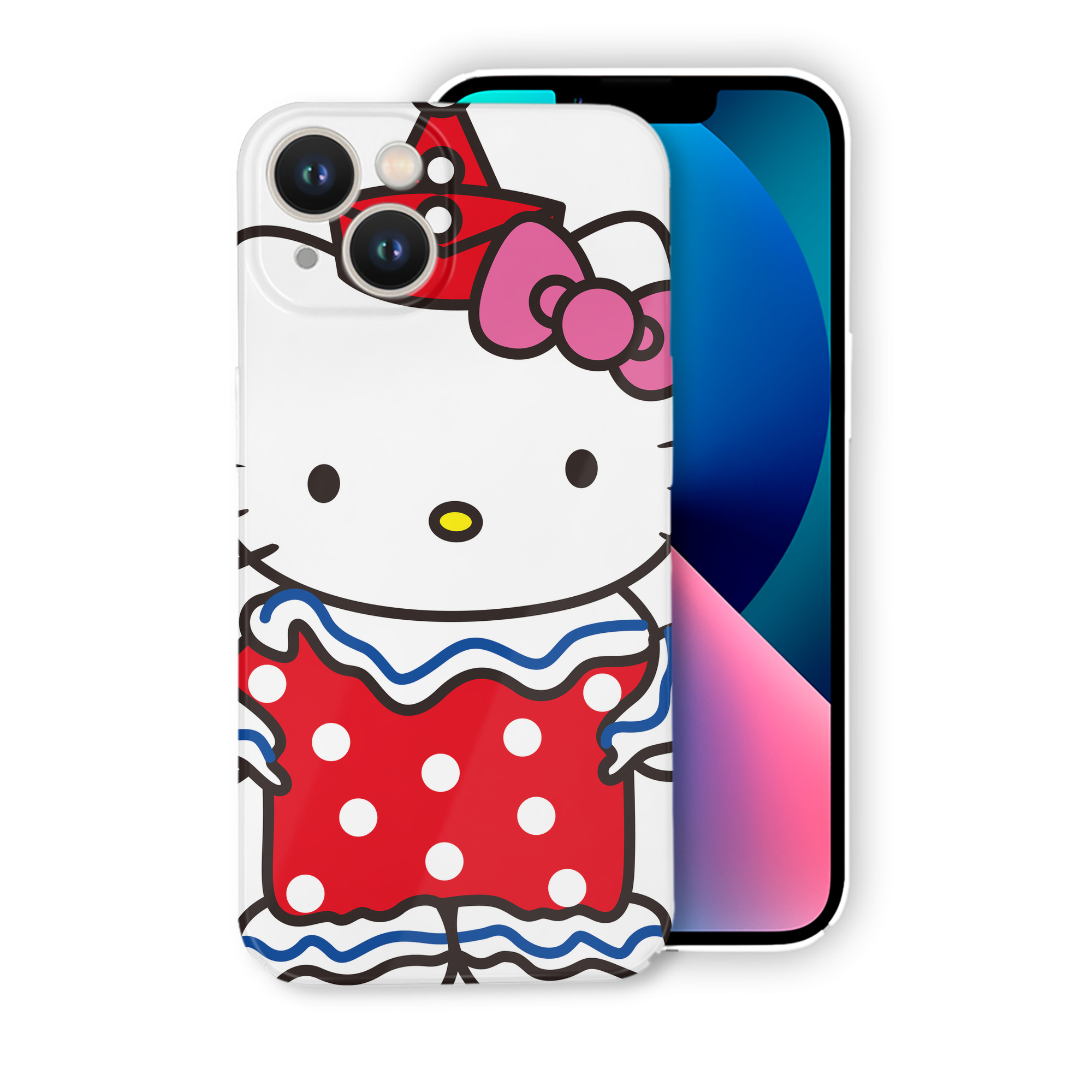 （画像用） Hello Kitty ハローキティ 【iPhone 14シリーズ対応】ハードケース