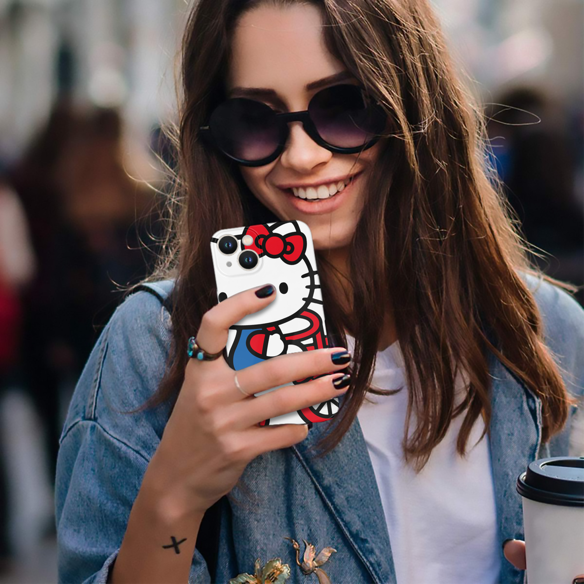 （画像用） Hello Kitty ハローキティ 【iPhone 14シリーズ対応】ハードケース