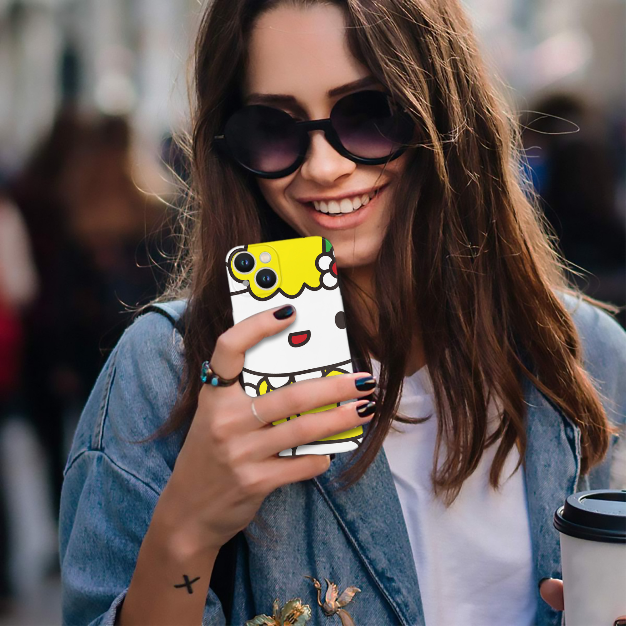 （画像用） Hello Kitty ハローキティ 【iPhone 14シリーズ対応】ハードケース