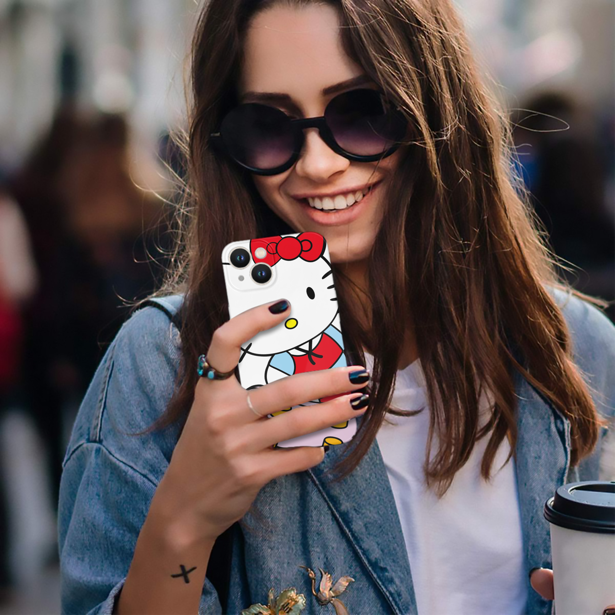 （画像用） Hello Kitty ハローキティ 【iPhone 14シリーズ対応】ハードケース