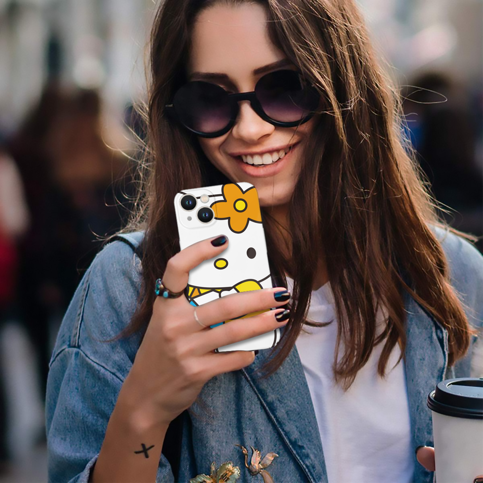 （画像用） Hello Kitty ハローキティ 【iPhone 14シリーズ対応】ハードケース
