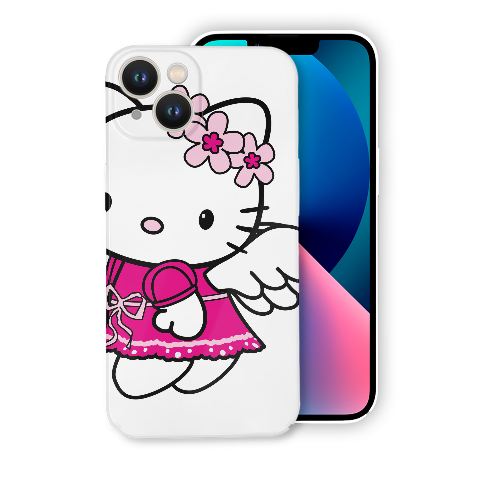 （画像用） Hello Kitty ハローキティ 【iPhone 14シリーズ対応】ハードケース