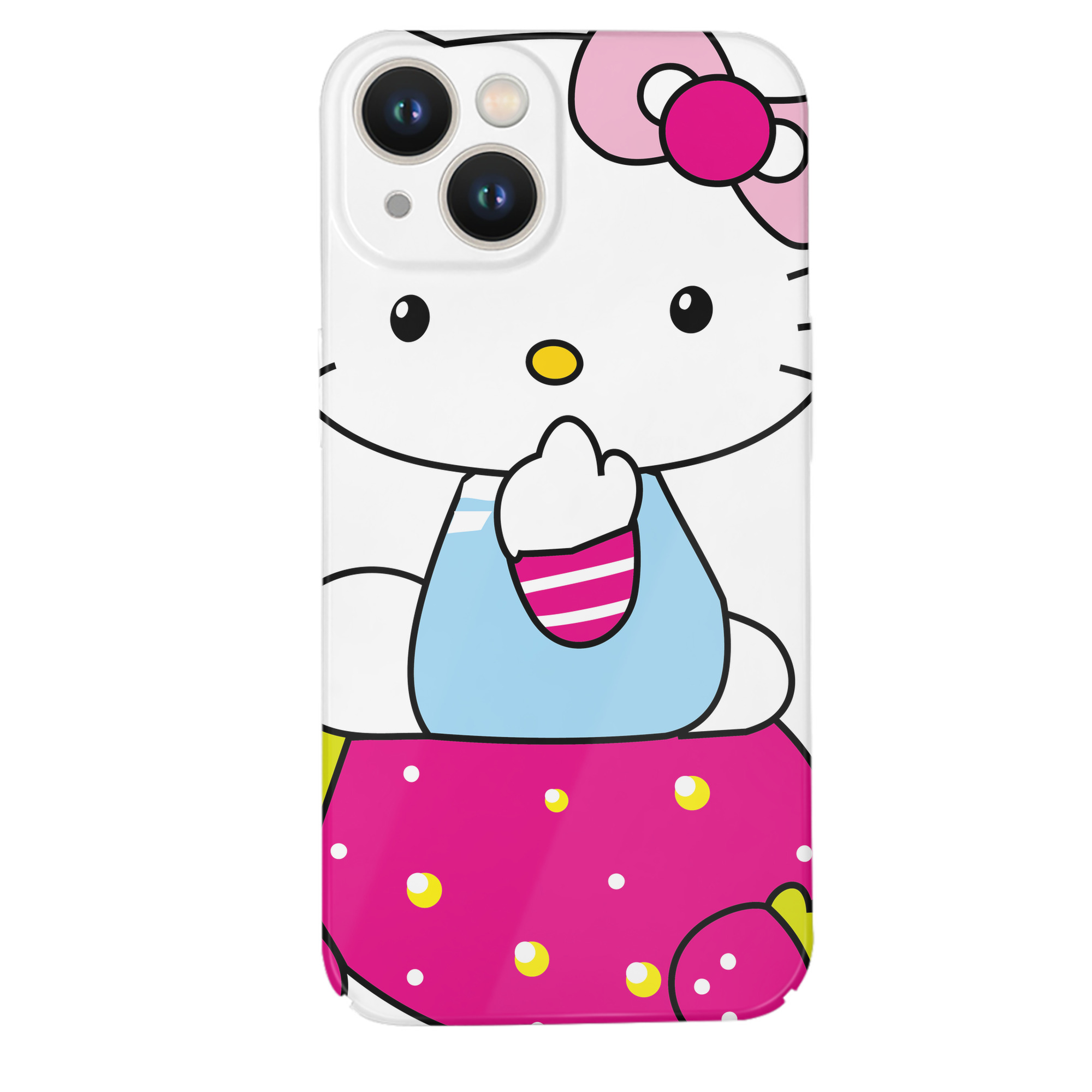 （画像用） Hello Kitty ハローキティ 【iPhone 14シリーズ対応】ハードケース