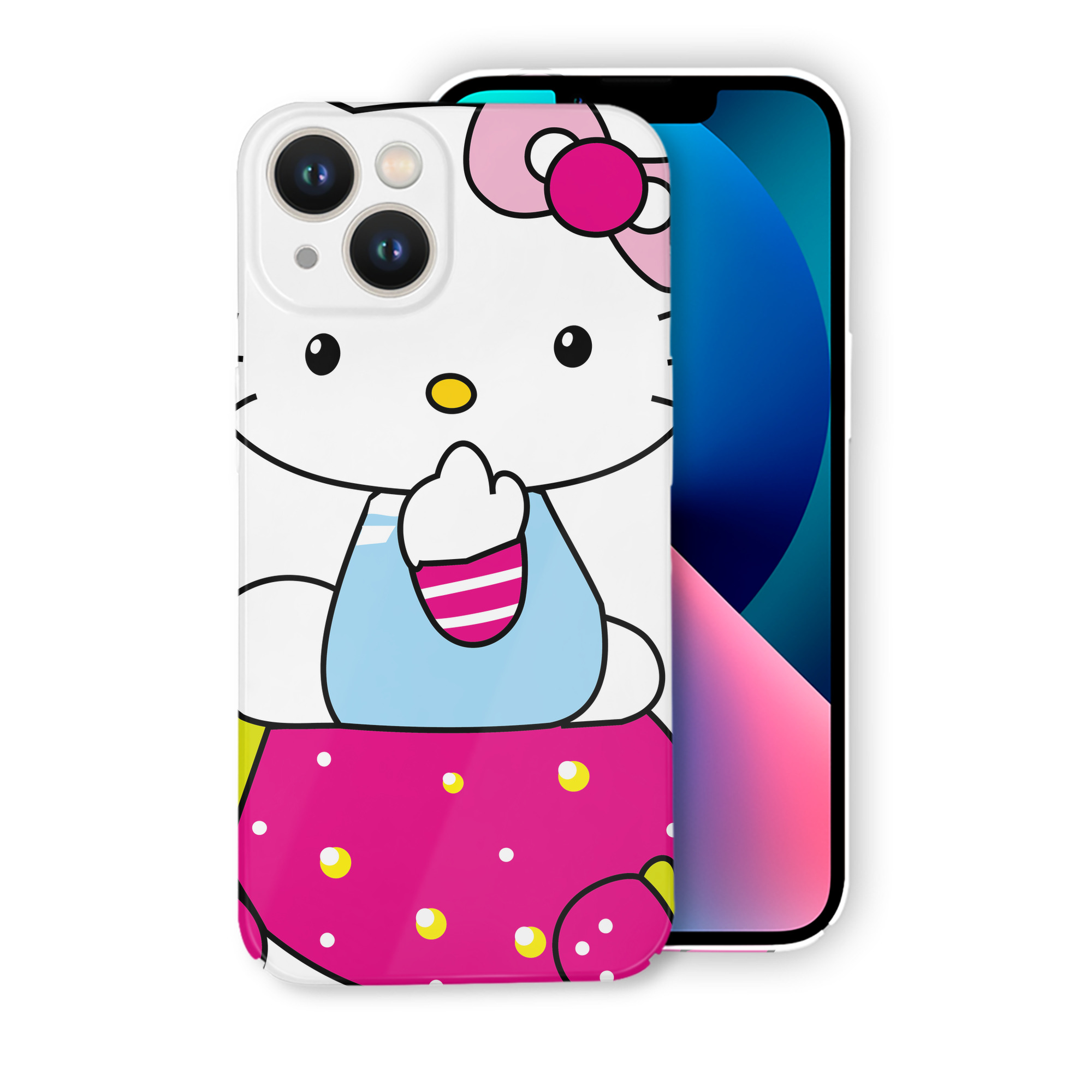 （画像用） Hello Kitty ハローキティ 【iPhone 14シリーズ対応】ハードケース