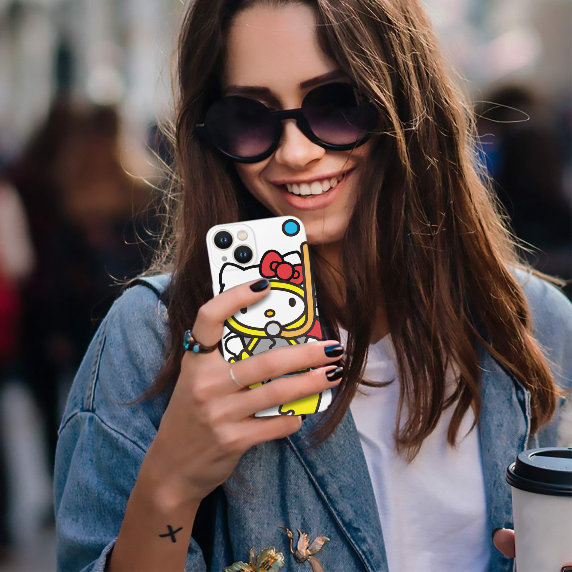 （画像用） Hello Kitty ハローキティ 【iPhone 14シリーズ対応】ハードケース