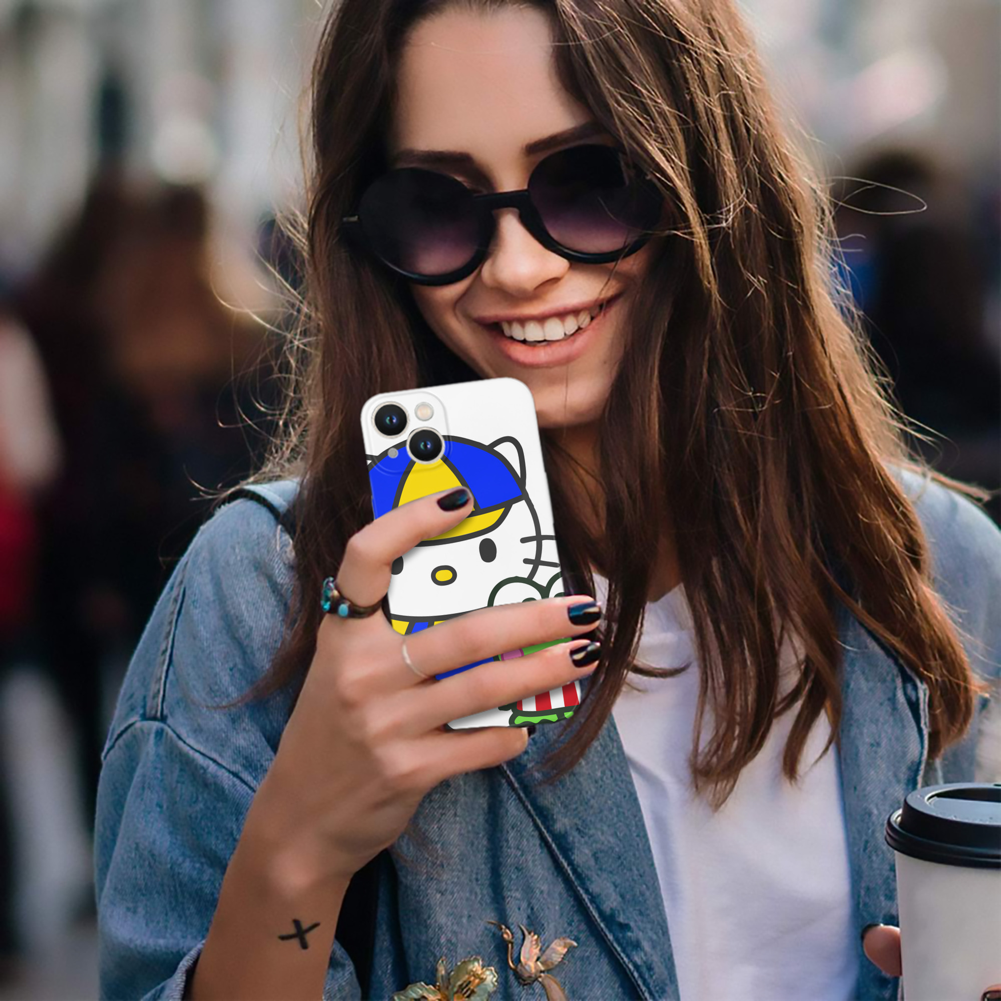 （画像用） Hello Kitty ハローキティ 【iPhone 14シリーズ対応】ハードケース