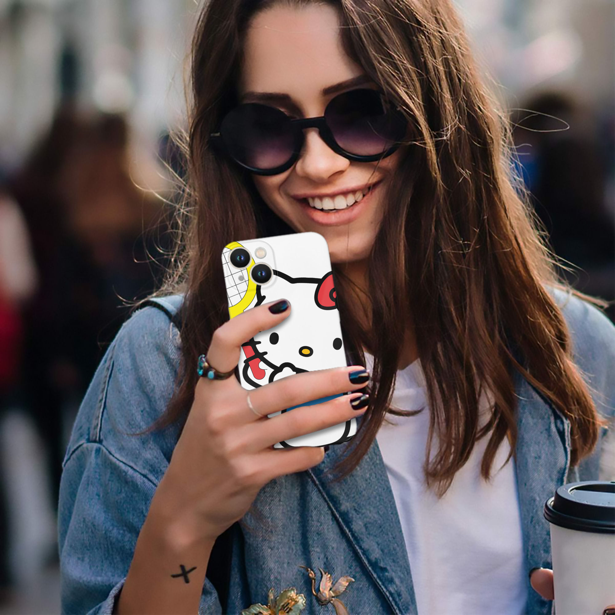 （画像用） Hello Kitty ハローキティ 【iPhone 14シリーズ対応】ハードケース