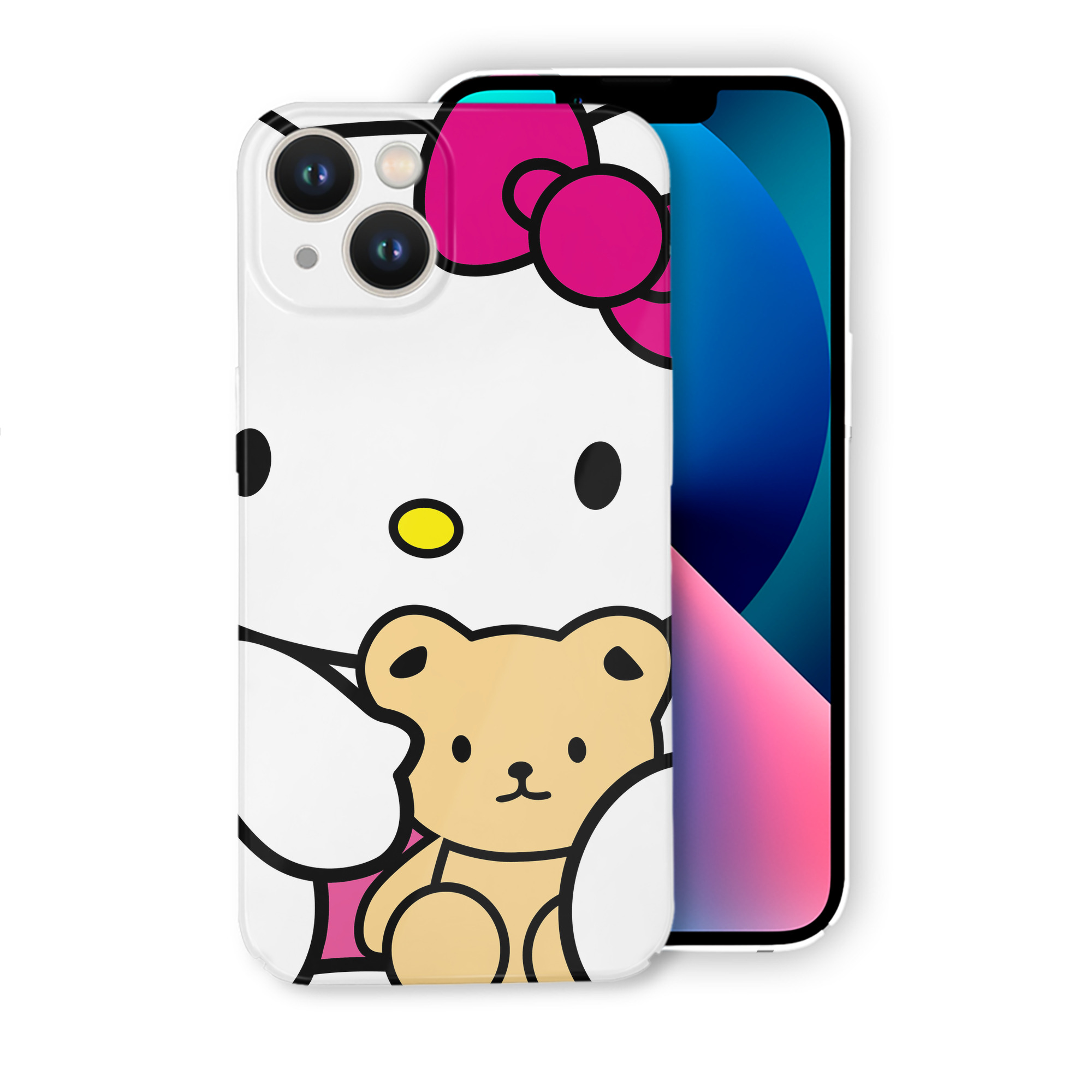 （画像用） Hello Kitty ハローキティ 【iPhone 14シリーズ対応】ハードケース