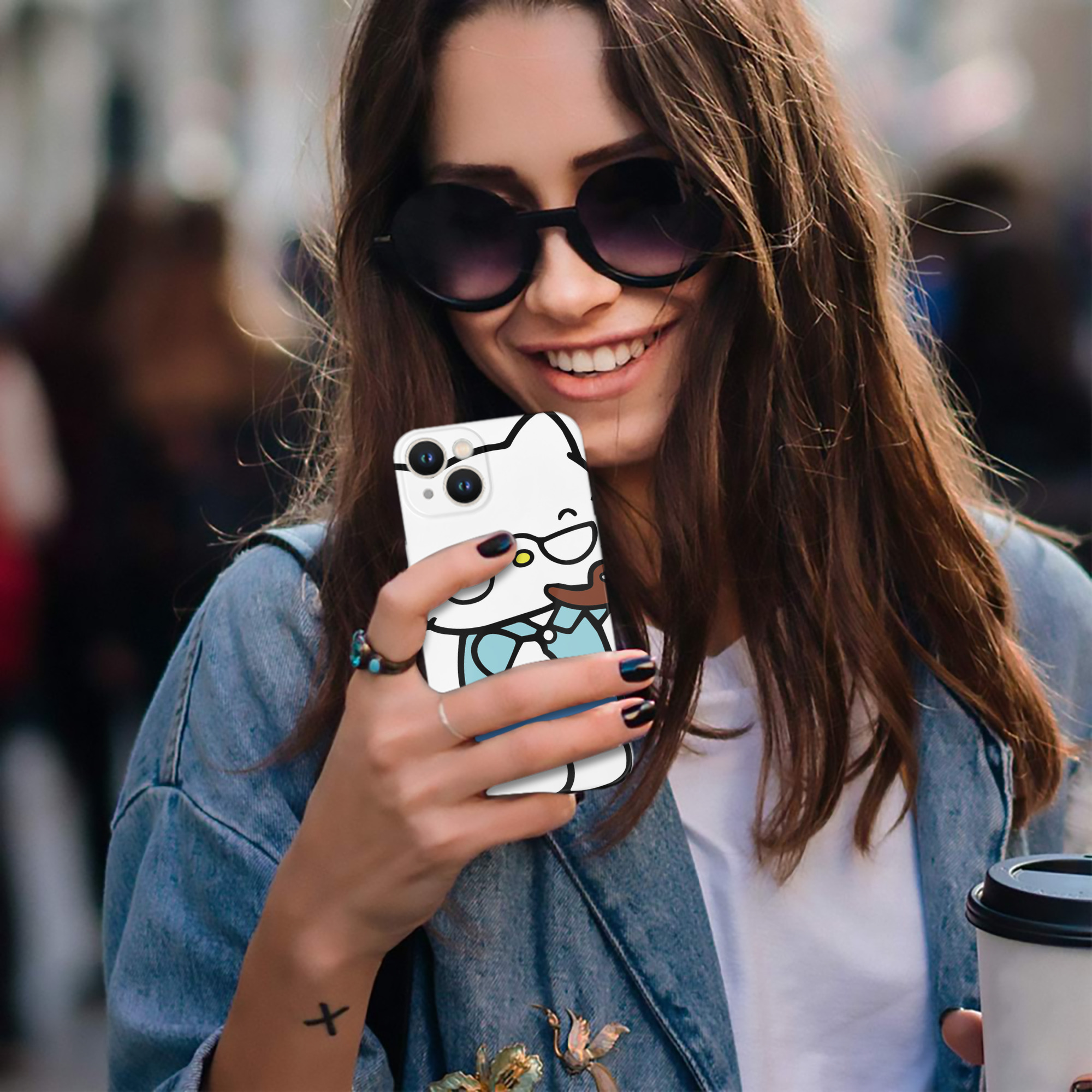 （画像用） Hello Kitty ハローキティ 【iPhone 14シリーズ対応】ハードケース