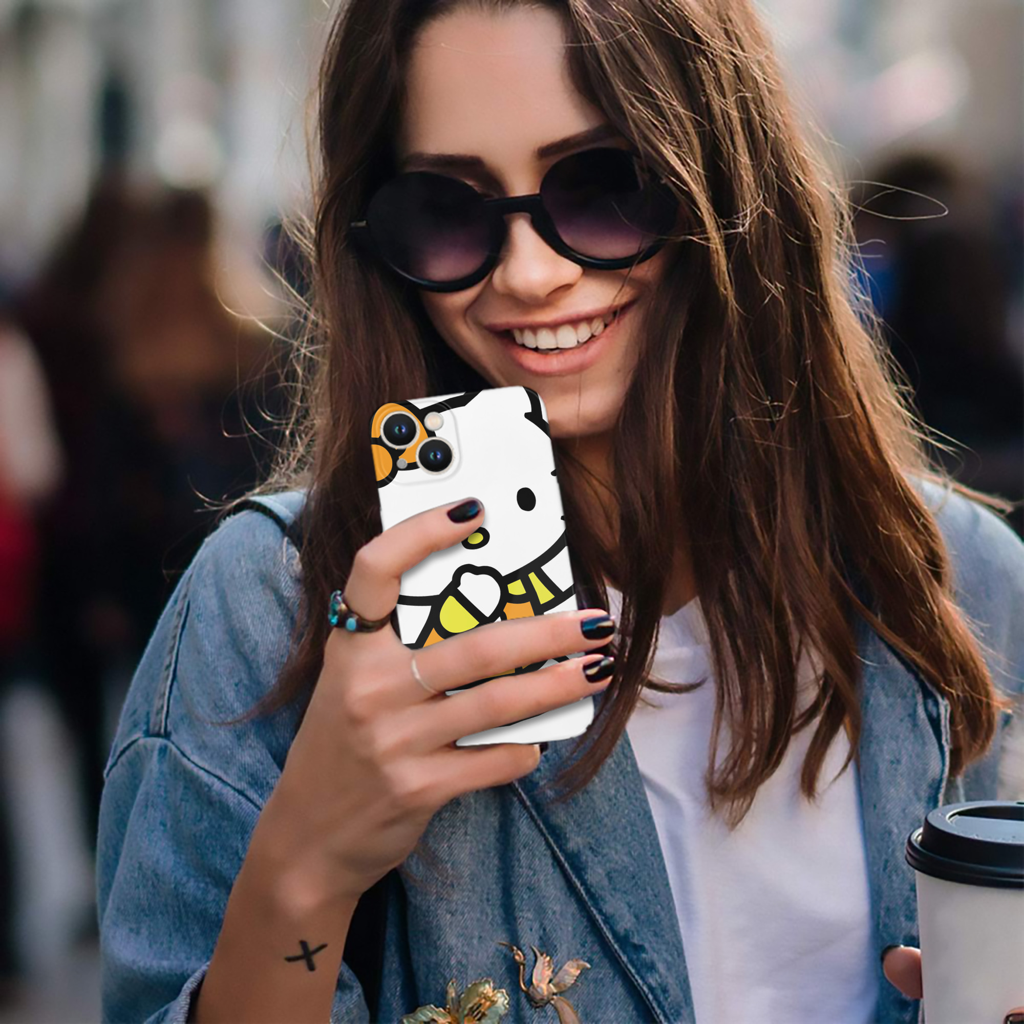 （画像用） Hello Kitty ハローキティ 【iPhone 14シリーズ対応】ハードケース