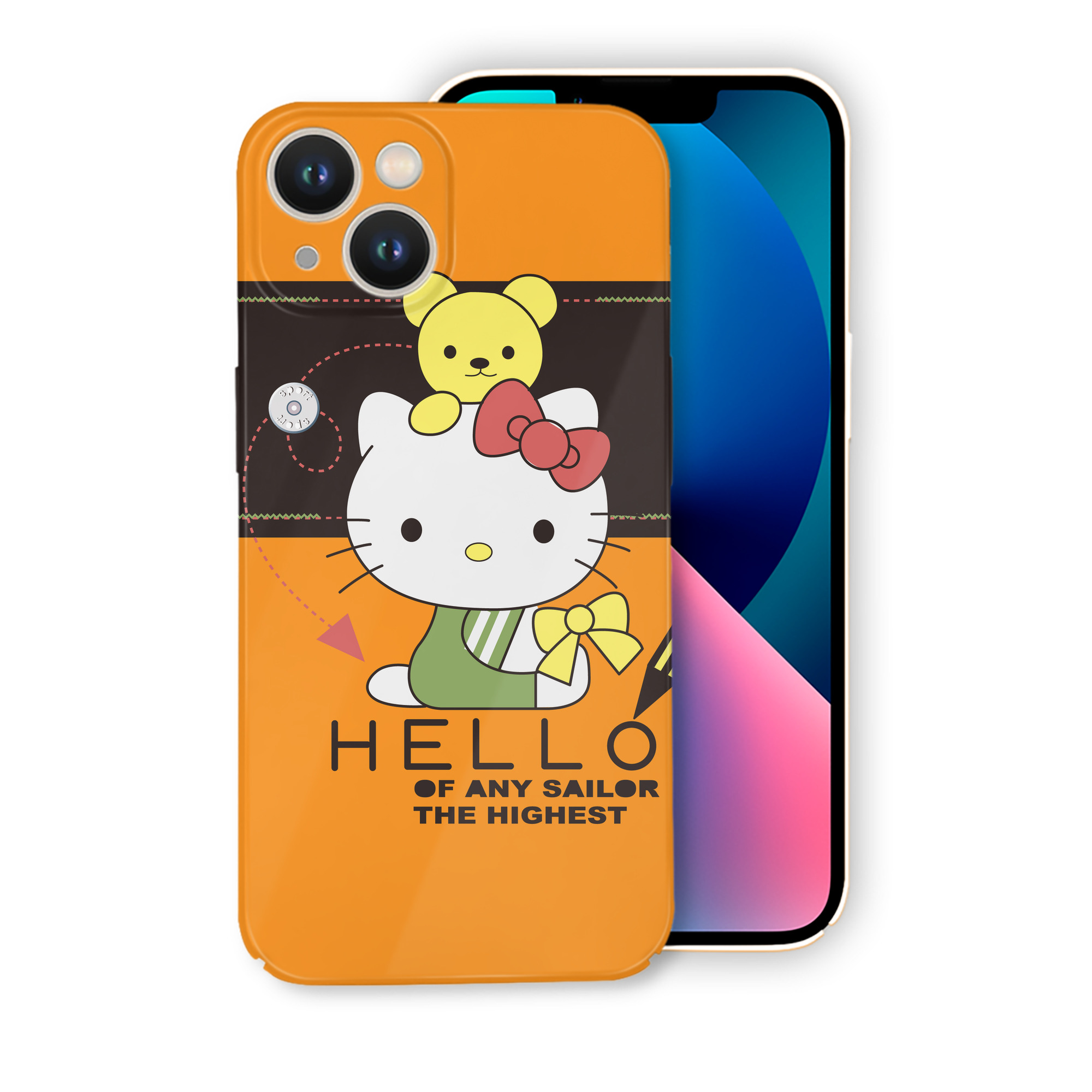 （画像用） Hello Kitty ハローキティ 【iPhone 14シリーズ対応】ハードケース