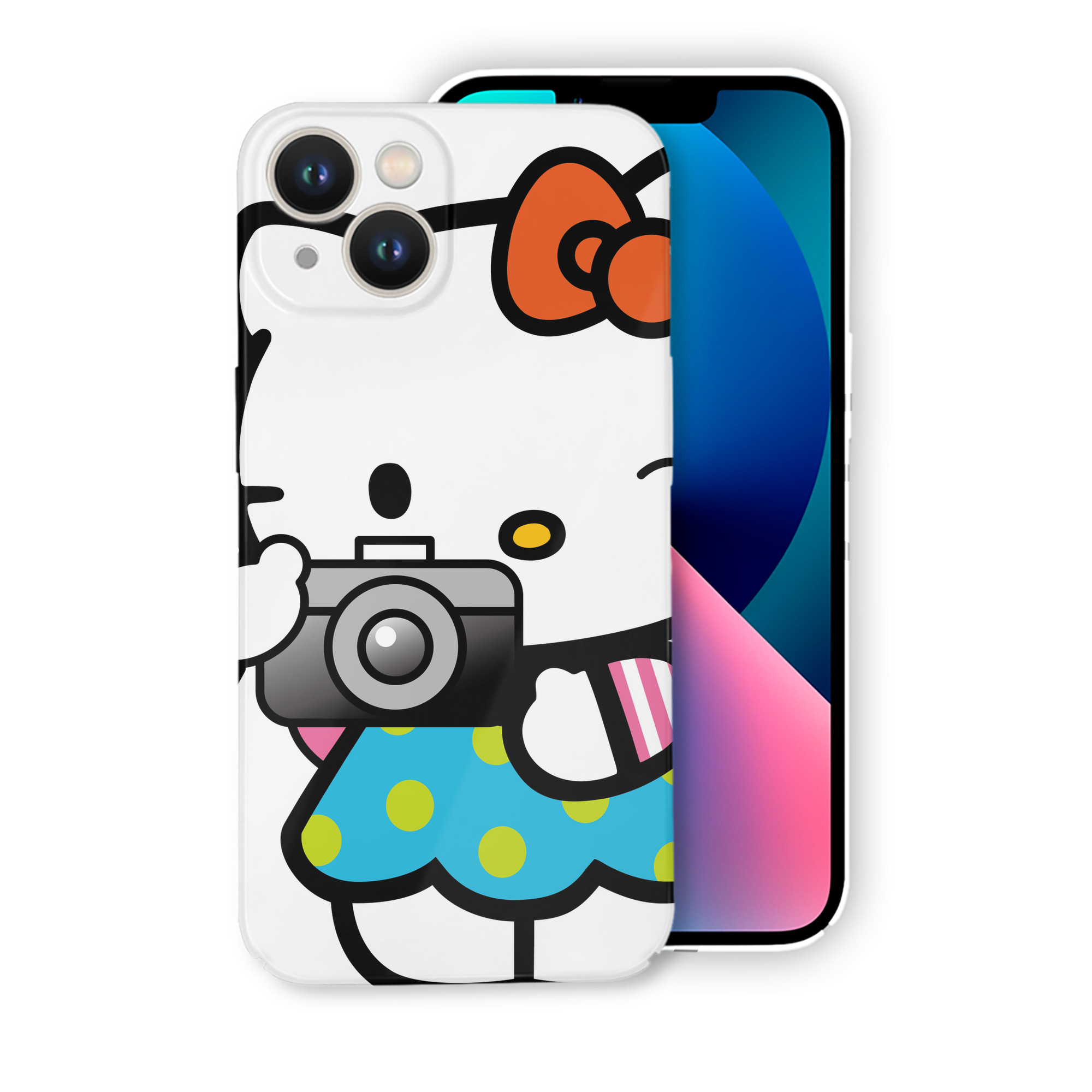 （画像用） Hello Kitty ハローキティ 【iPhone 14シリーズ対応】ハードケース