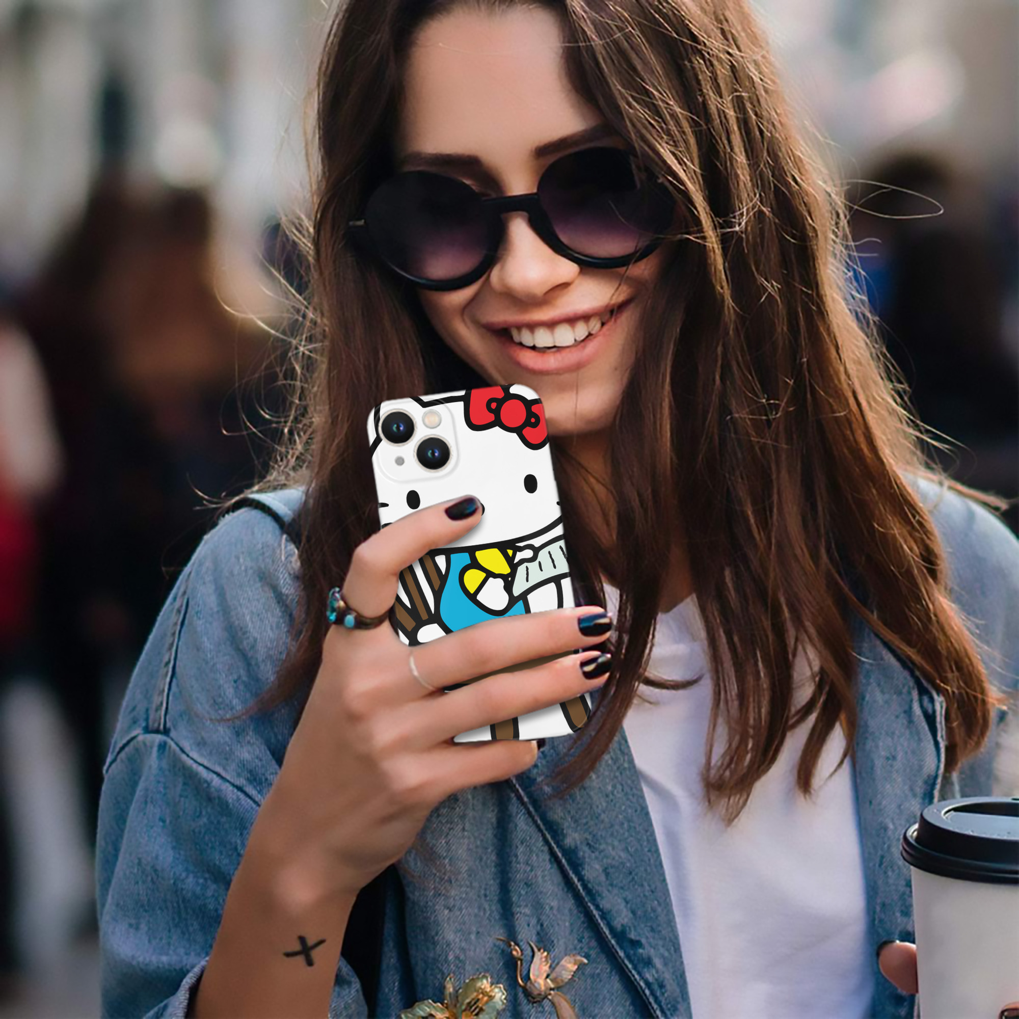 （画像用） Hello Kitty ハローキティ 【iPhone 14シリーズ対応】ハードケース