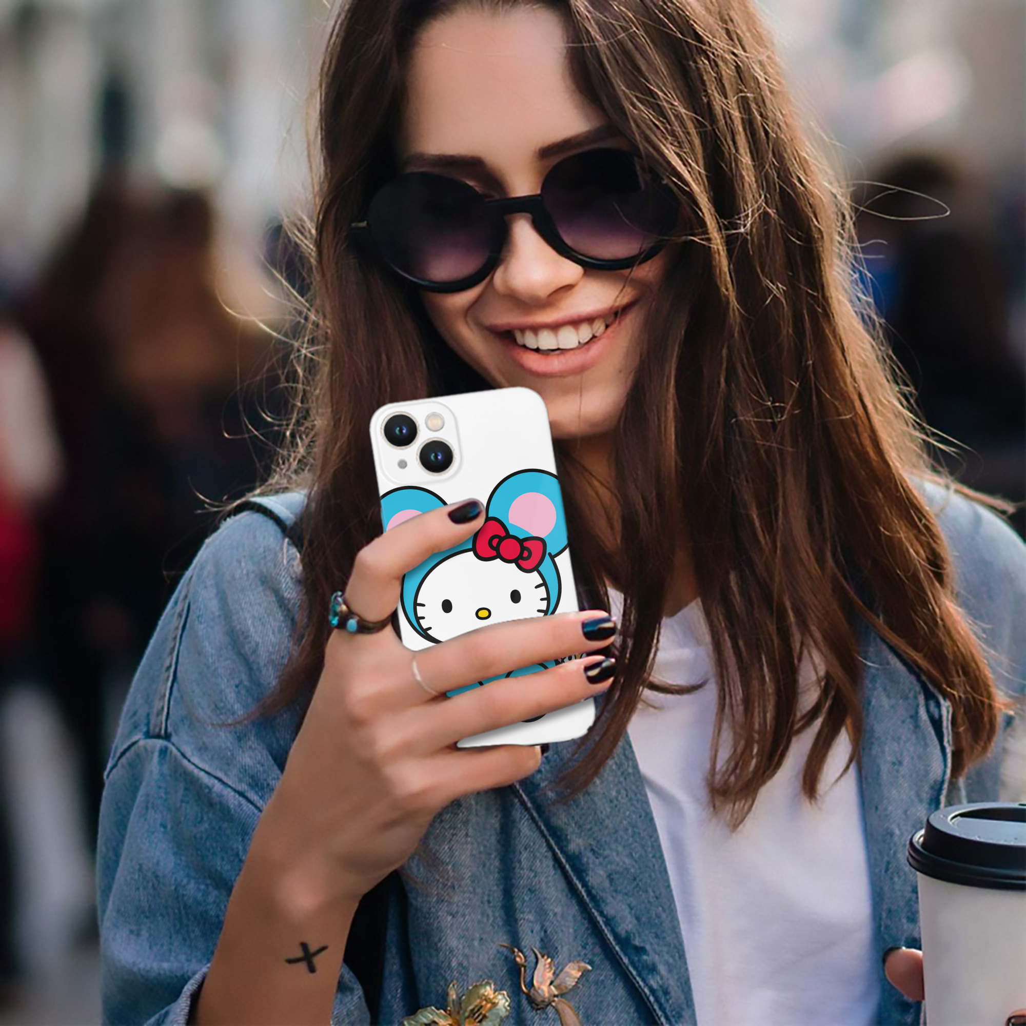 （画像用） Hello Kitty ハローキティ 【iPhone 14シリーズ対応】ハードケース
