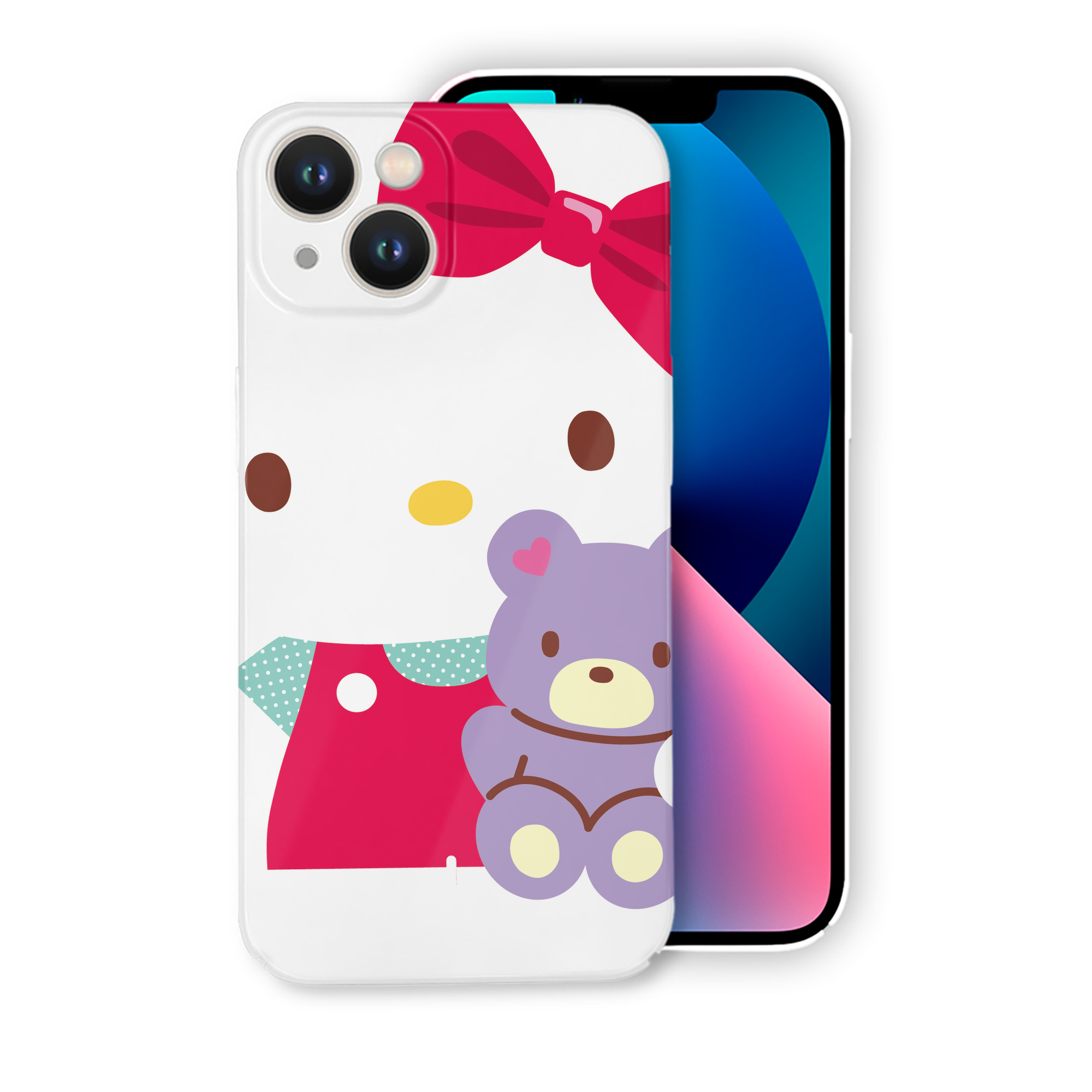 （画像用） Hello Kitty ハローキティ 【iPhone 14シリーズ対応】ハードケース