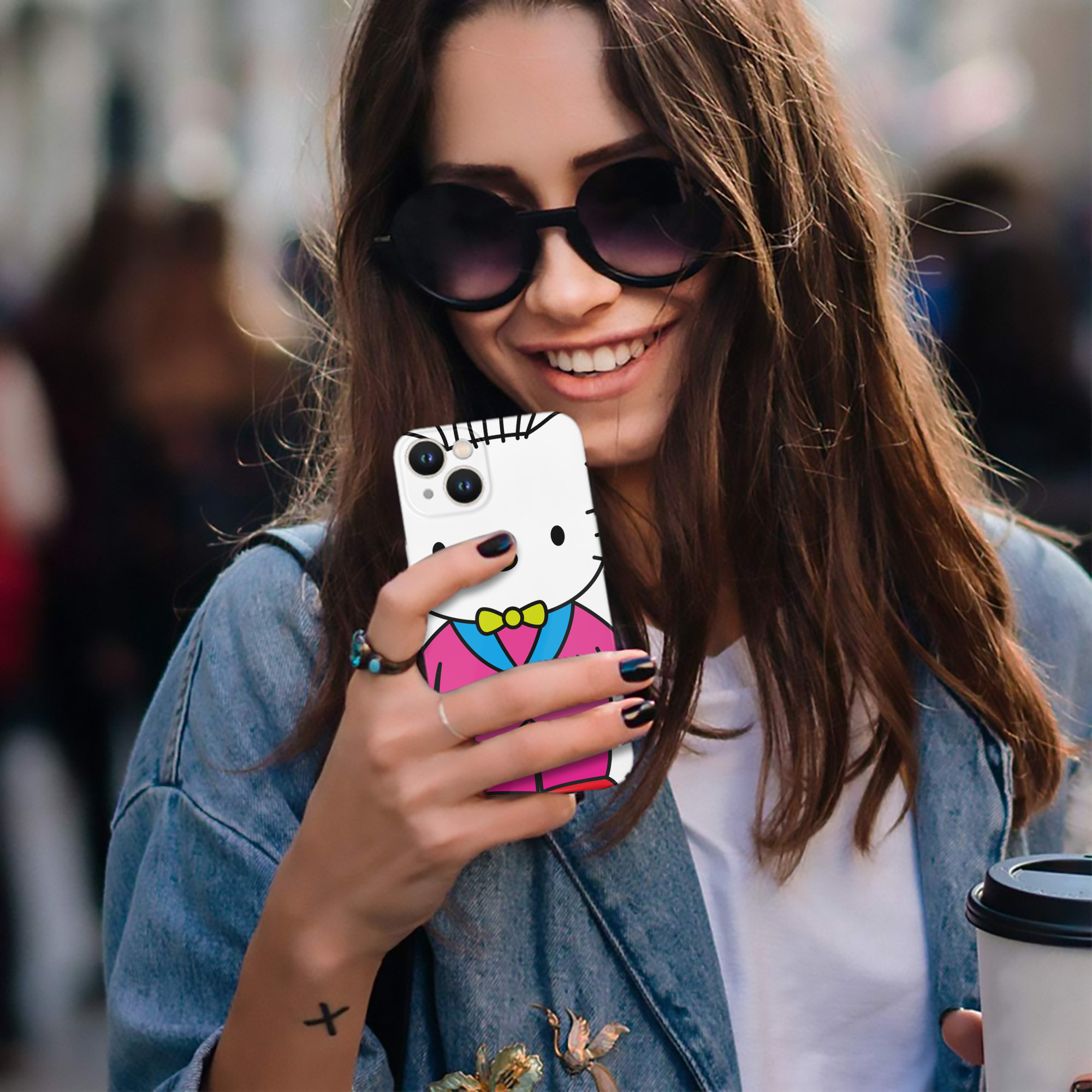 （画像用） Hello Kitty ハローキティ 【iPhone 14シリーズ対応】ハードケース