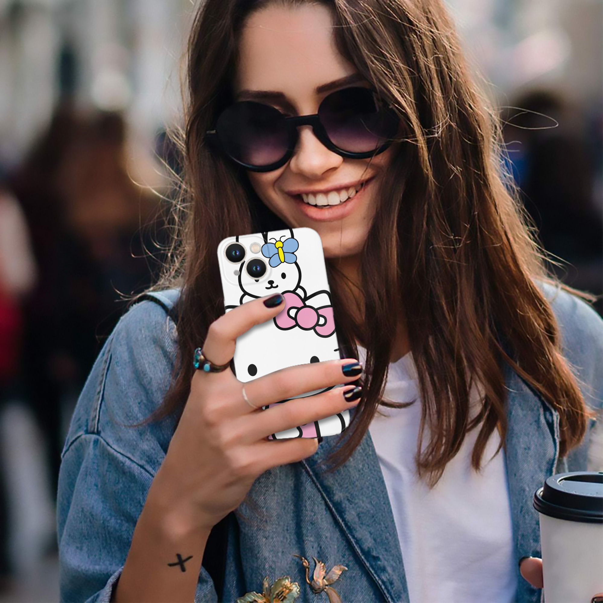 （画像用） Hello Kitty ハローキティ 【iPhone 14シリーズ対応】ハードケース