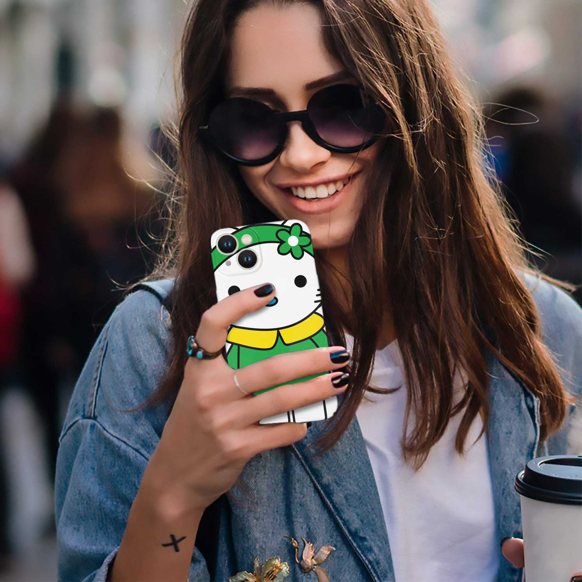 （画像用） Hello Kitty ハローキティ 【iPhone 14シリーズ対応】ハードケース