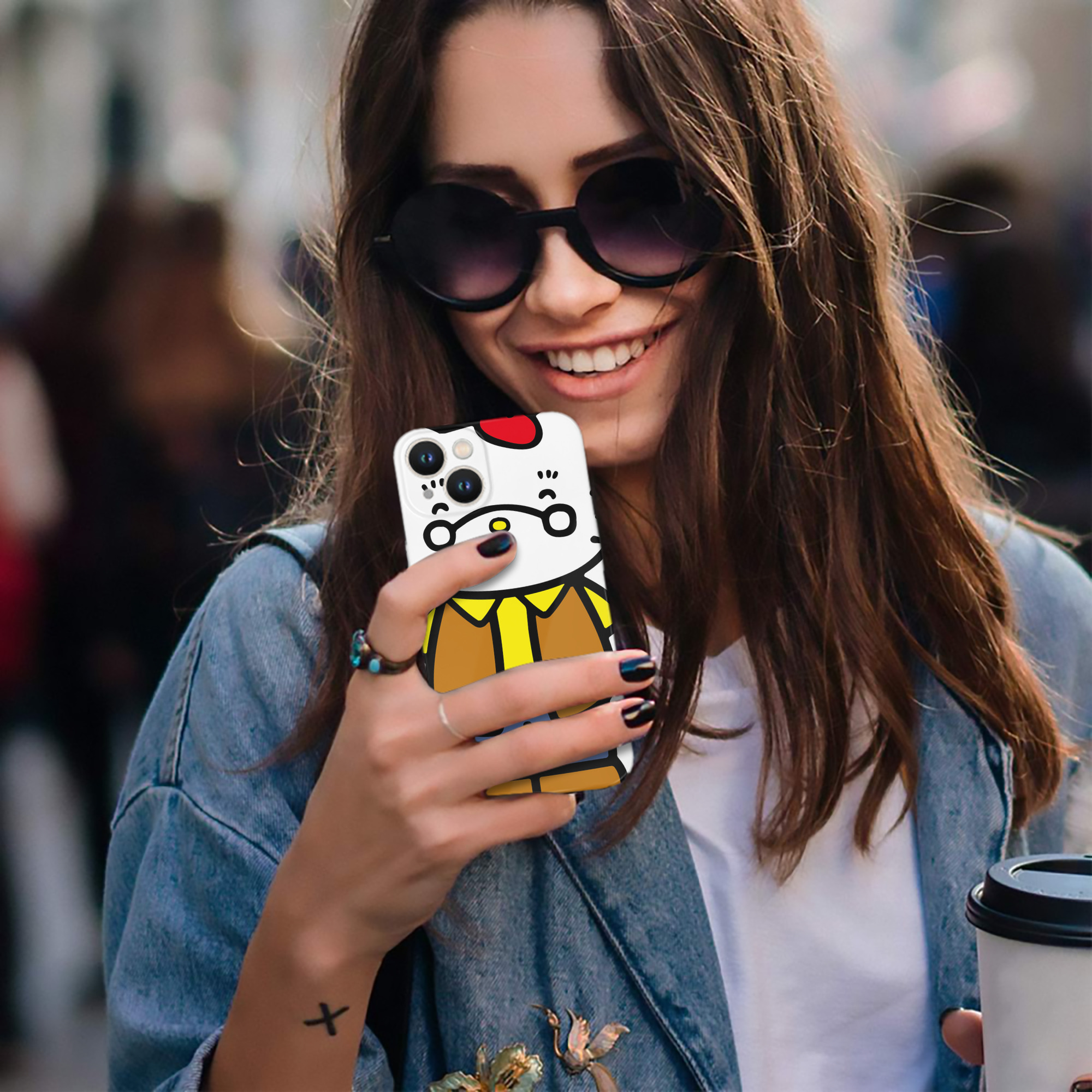 （画像用） Hello Kitty ハローキティ 【iPhone 14シリーズ対応】ハードケース
