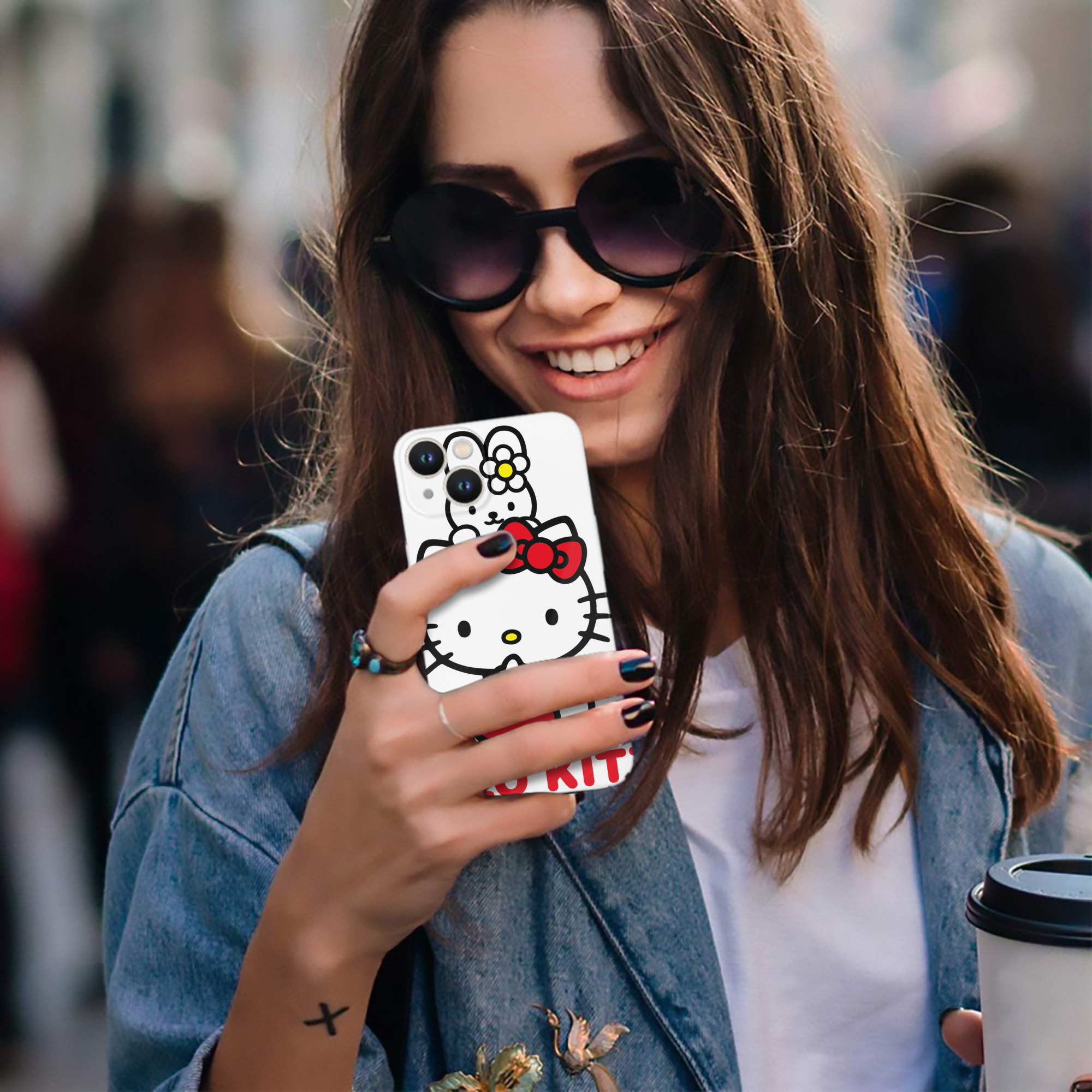 （画像用） Hello Kitty ハローキティ 【iPhone 14シリーズ対応】ハードケース