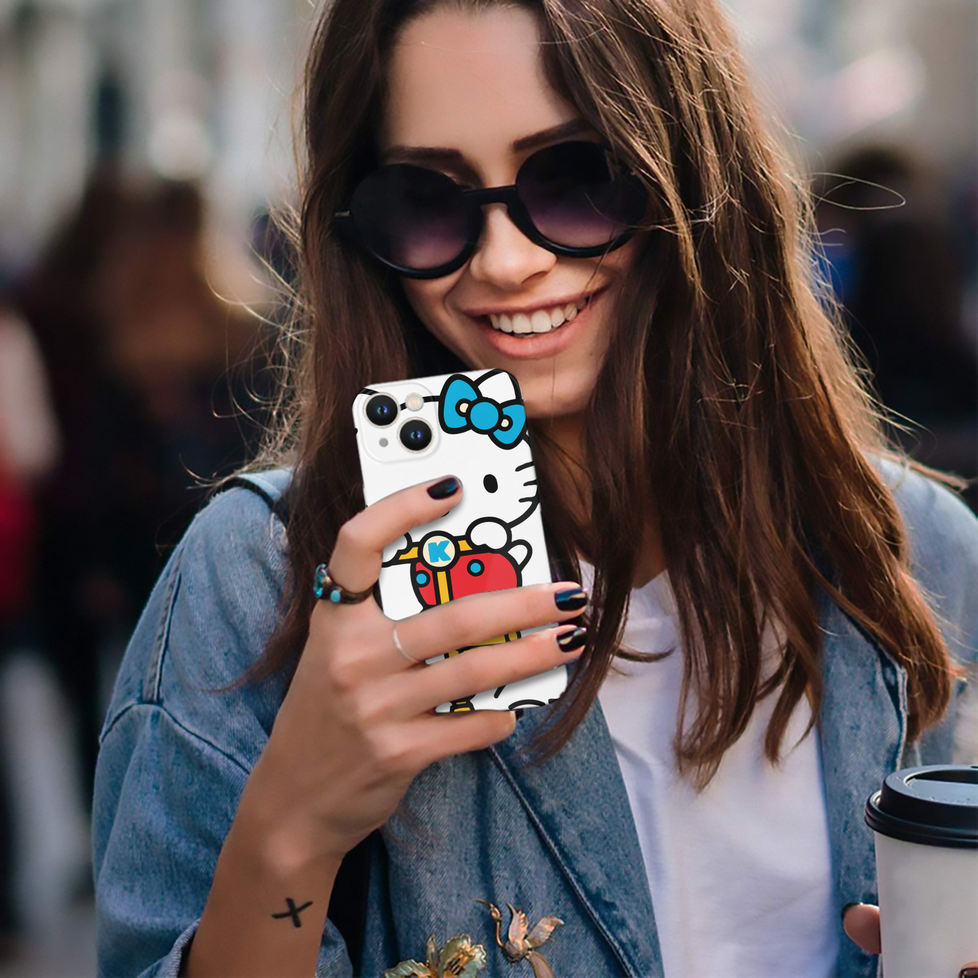（画像用） Hello Kitty ハローキティ 【iPhone 14シリーズ対応】ハードケース