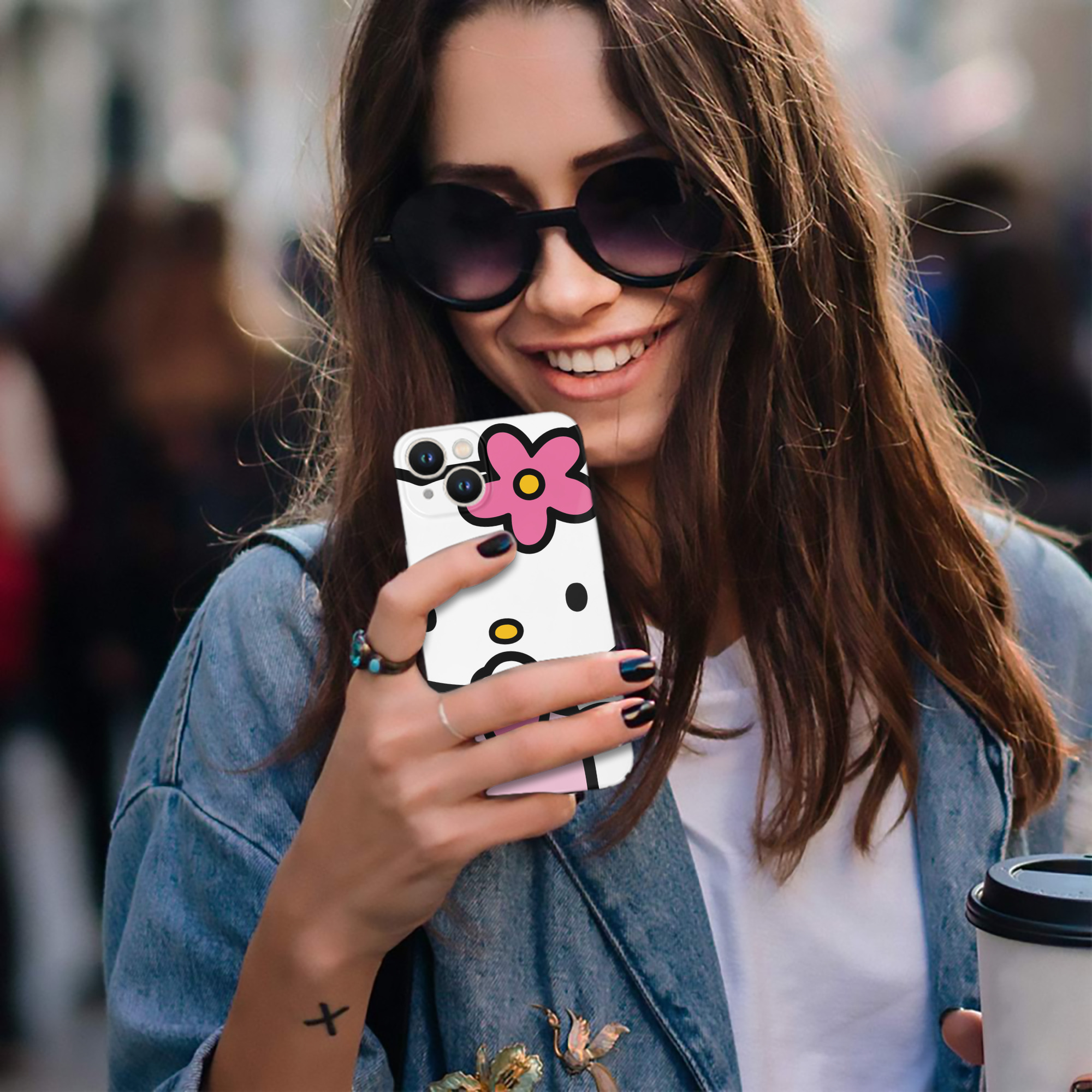 （画像用） Hello Kitty ハローキティ 【iPhone 14シリーズ対応】ハードケース