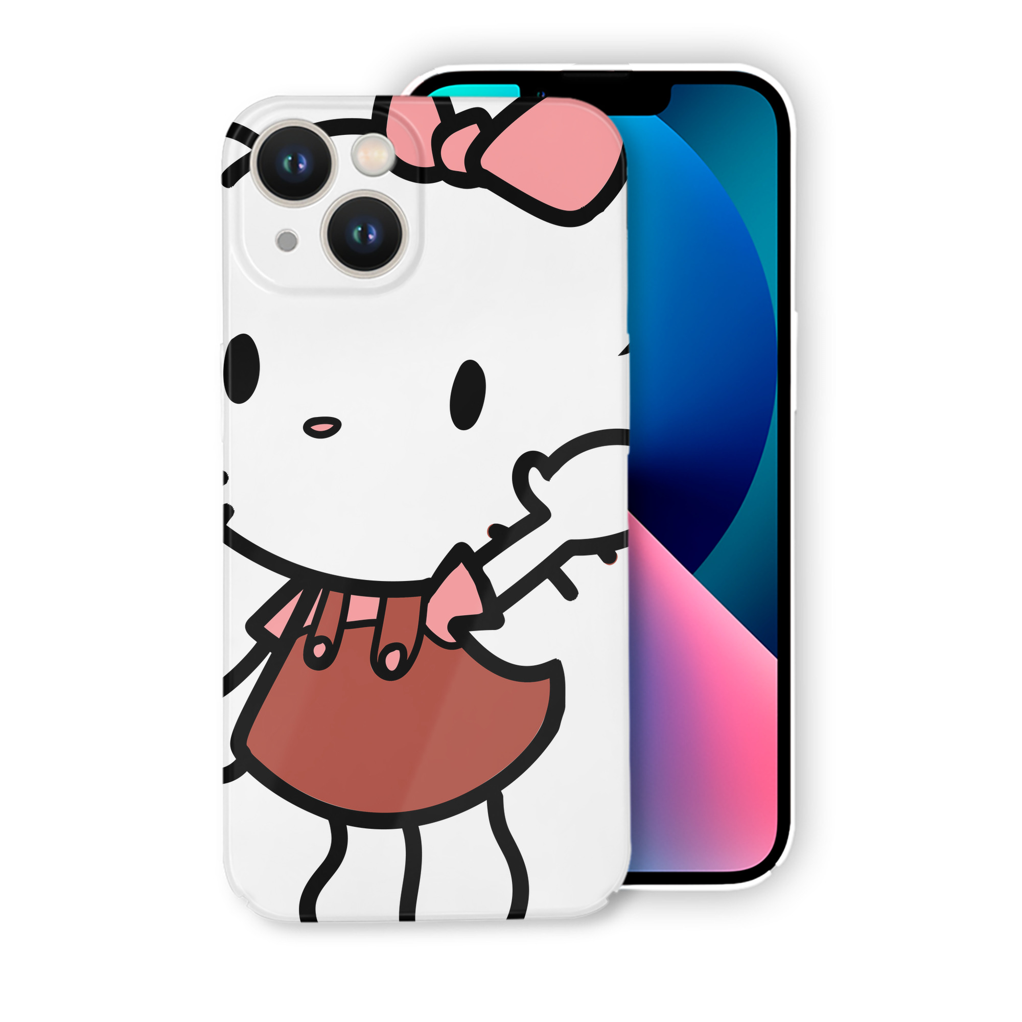 （画像用） Hello Kitty ハローキティ 【iPhone 14シリーズ対応】ハードケース