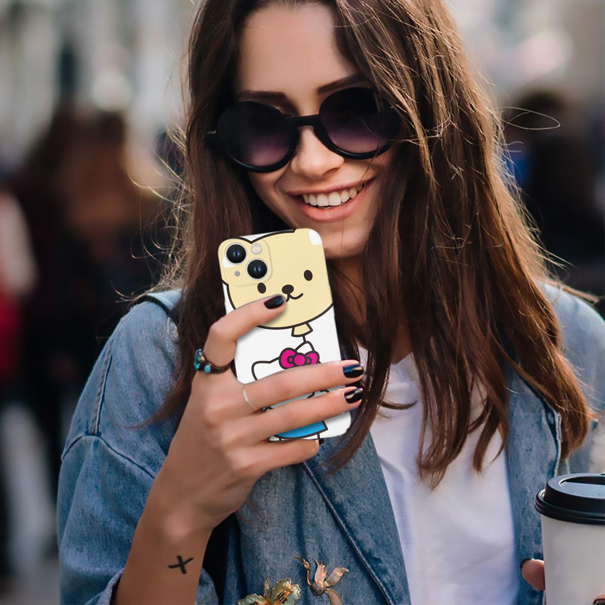 （画像用） Hello Kitty ハローキティ 【iPhone 14シリーズ対応】ハードケース