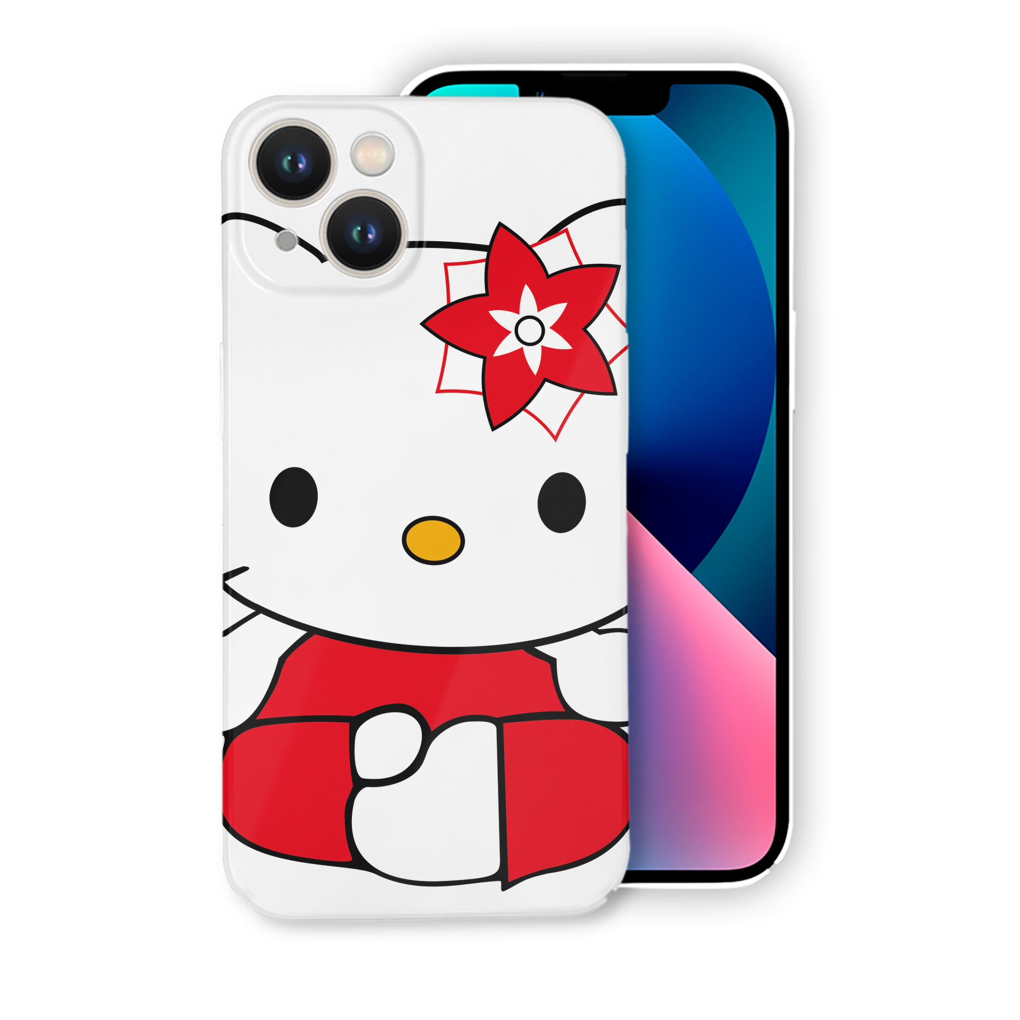 （画像用） Hello Kitty ハローキティ 【iPhone 14シリーズ対応】ハードケース