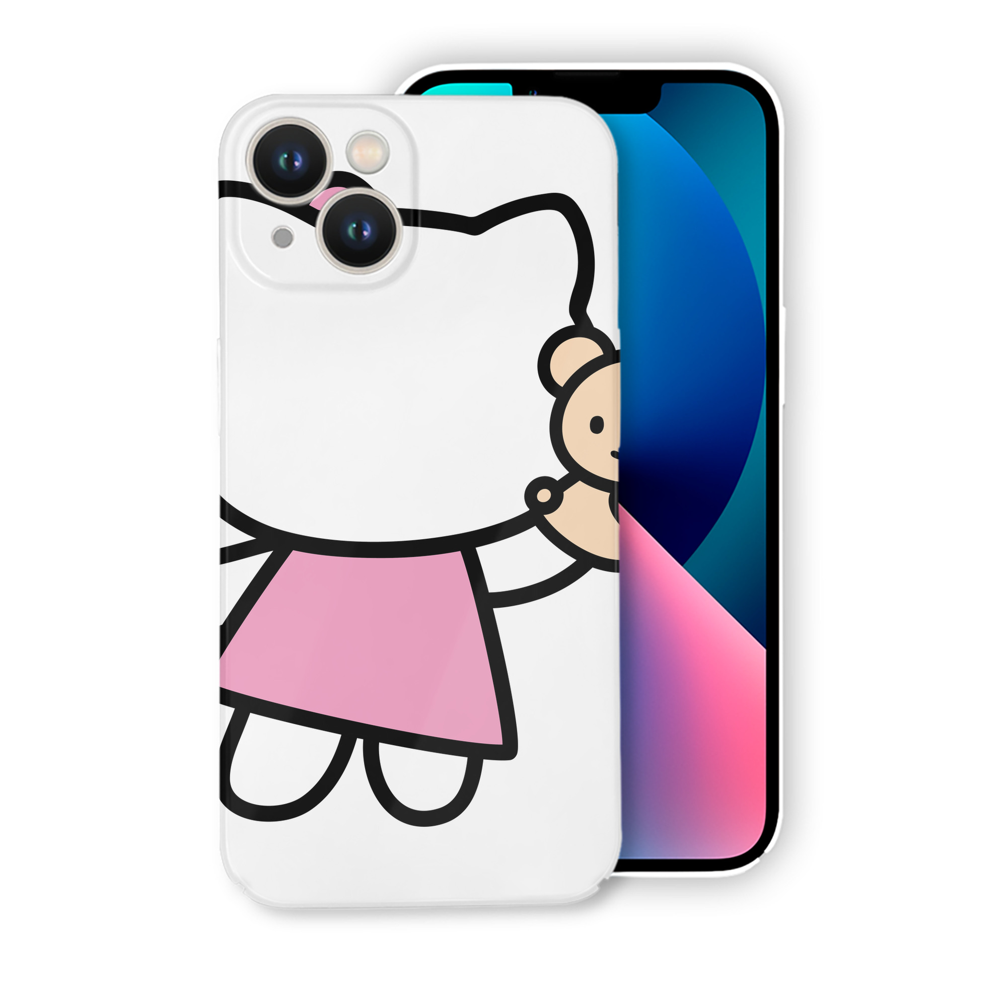 （画像用） Hello Kitty ハローキティ 【iPhone 14シリーズ対応】ハードケース