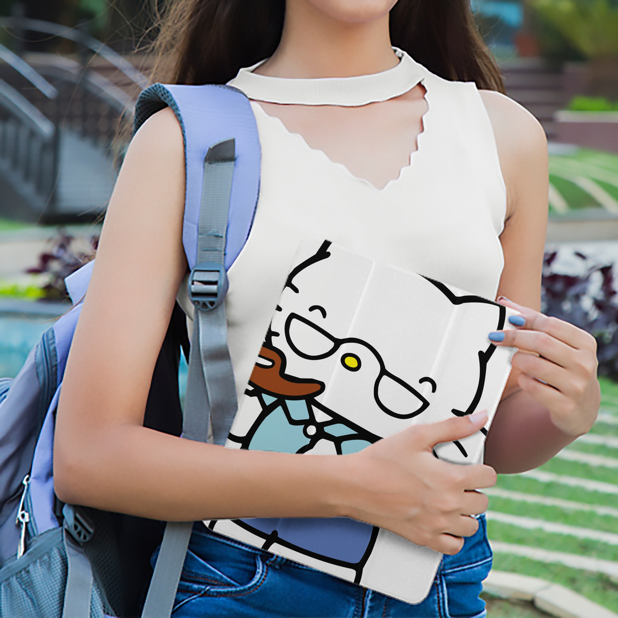 Hello Kitty ハローキティ IPad ケース ペン収納付き 三つ折りスタンド PUレザー×シリコン 対応機種9.5/10.5/10.9インチ