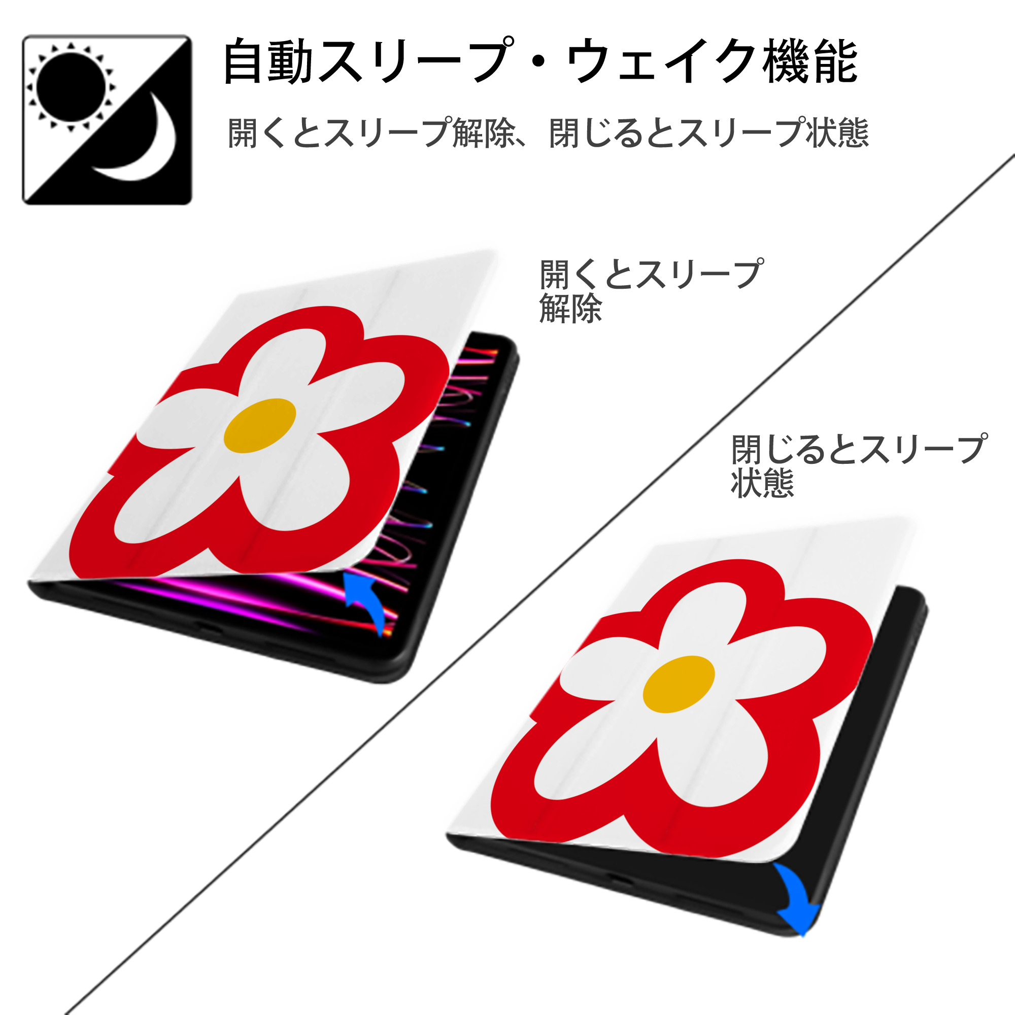 Hello Kitty ハローキティ IPad ケース ペン収納付き 三つ折りスタンド PUレザー×シリコン 対応機種9.5/10.5/10.9インチ
