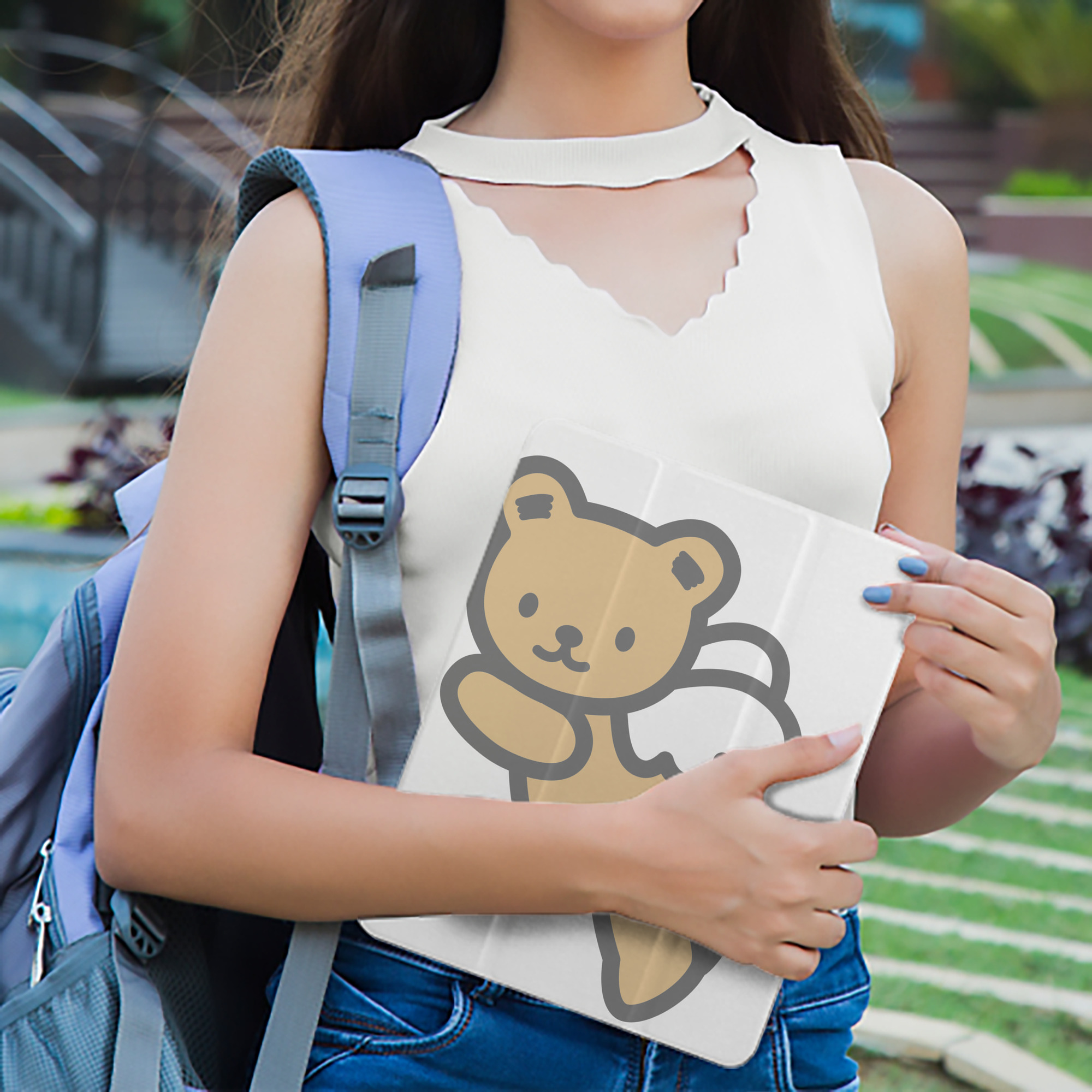 Hello Kitty ハローキティ IPad ケース ペン収納付き 三つ折りスタンド PUレザー×シリコン 対応機種9.5/10.5/10.9インチ