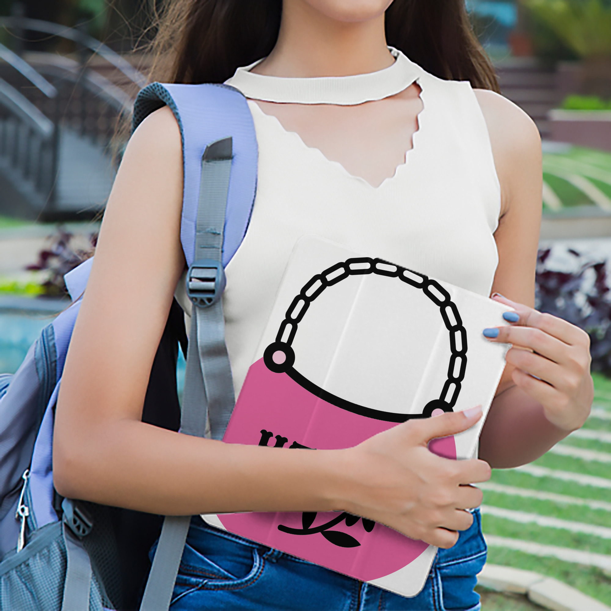 Hello Kitty ハローキティ IPad ケース ペン収納付き 三つ折りスタンド PUレザー×シリコン 対応機種9.5/10.5/10.9インチ