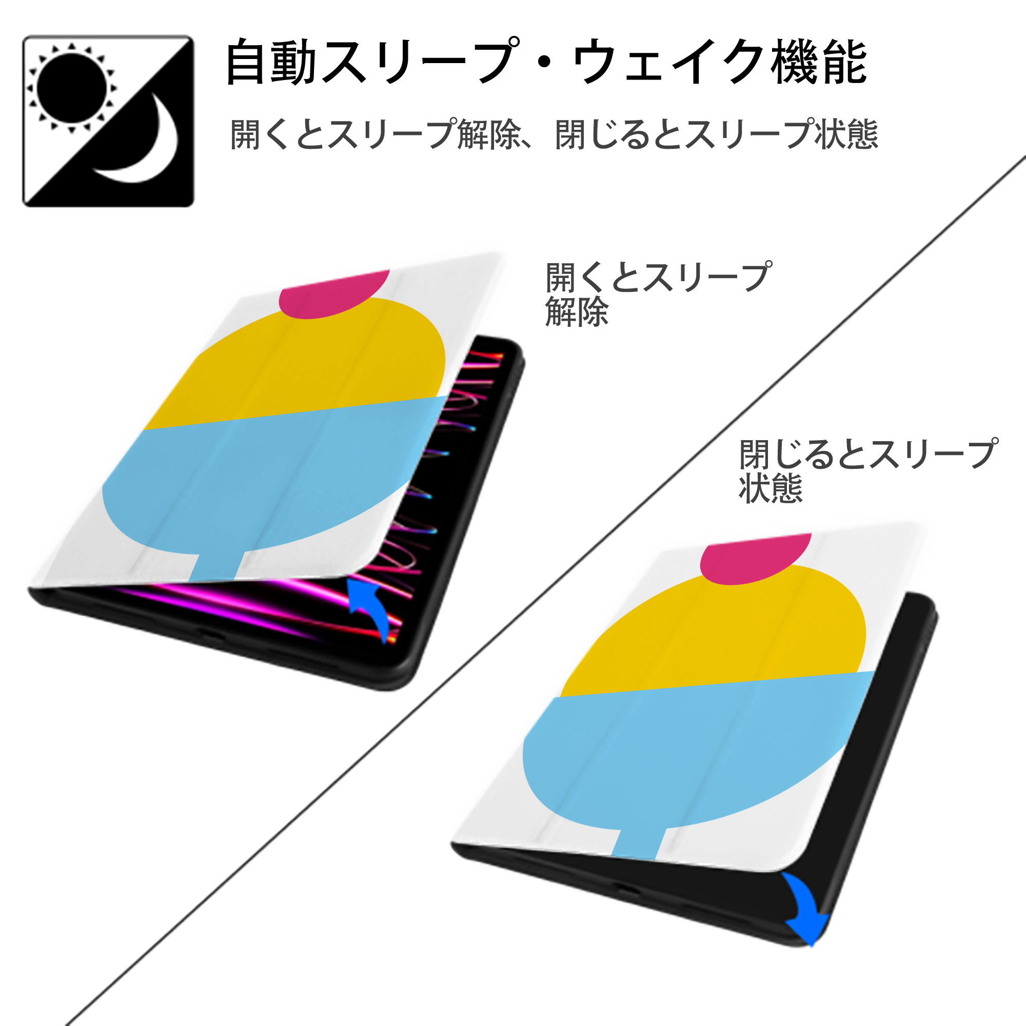 Hello Kitty ハローキティ IPad ケース ペン収納付き 三つ折りスタンド PUレザー×シリコン 対応機種9.5/10.5/10.9インチ
