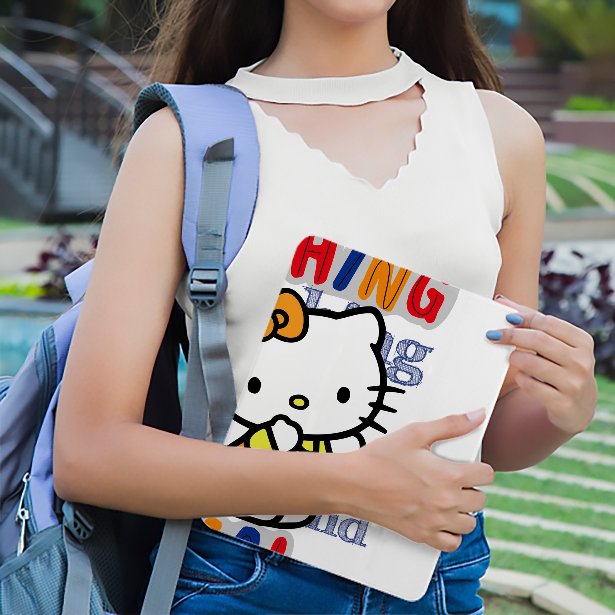 Hello Kitty ハローキティ IPad ケース ブック型 PUレザー TPU 耐衝撃 軽量 薄型 ペン収納なし 全面保護 IPad 各モデル対応