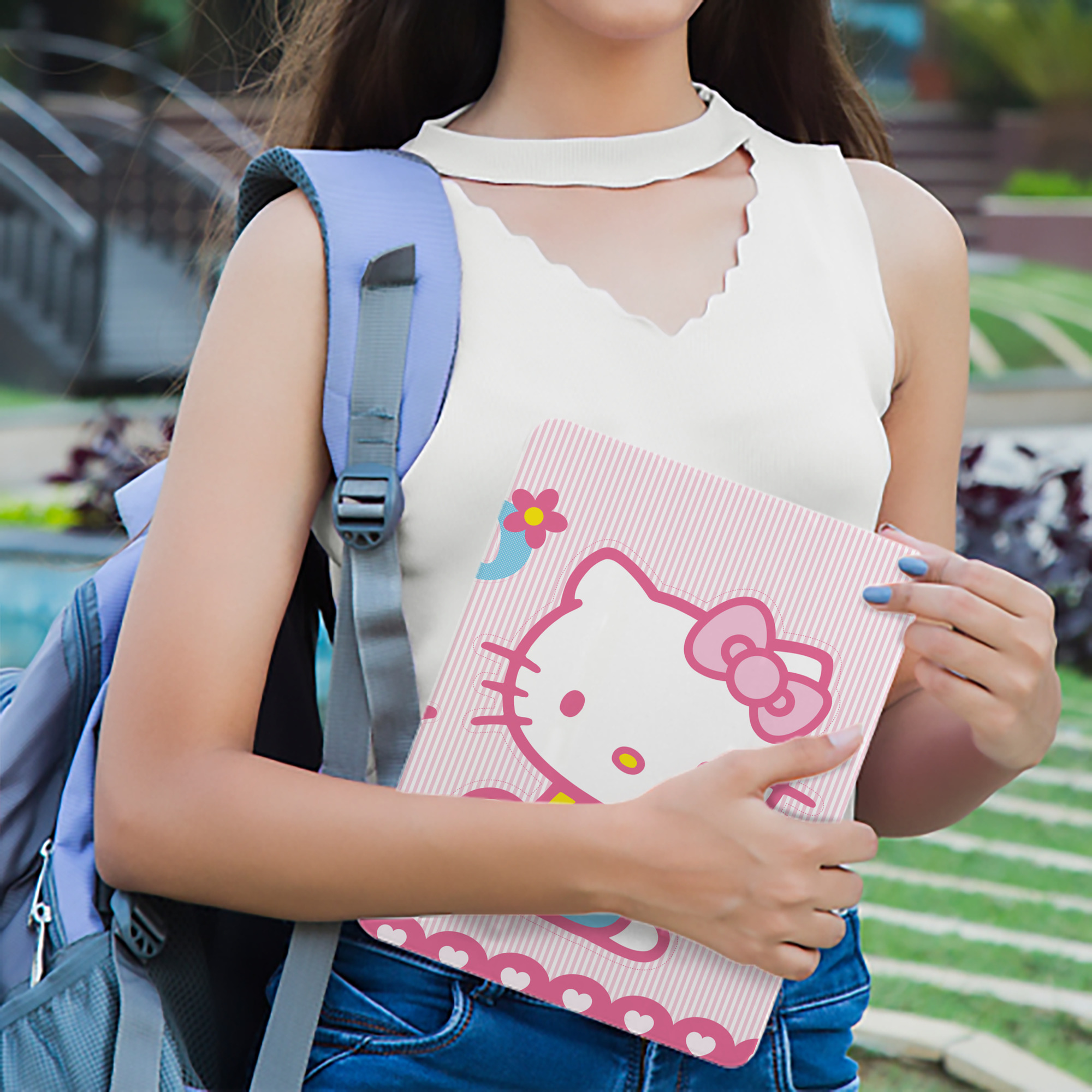Hello Kitty ハローキティ IPad ケース ブック型 PUレザー TPU 耐衝撃 軽量 薄型 ペン収納なし 全面保護 IPad 各モデル対応
