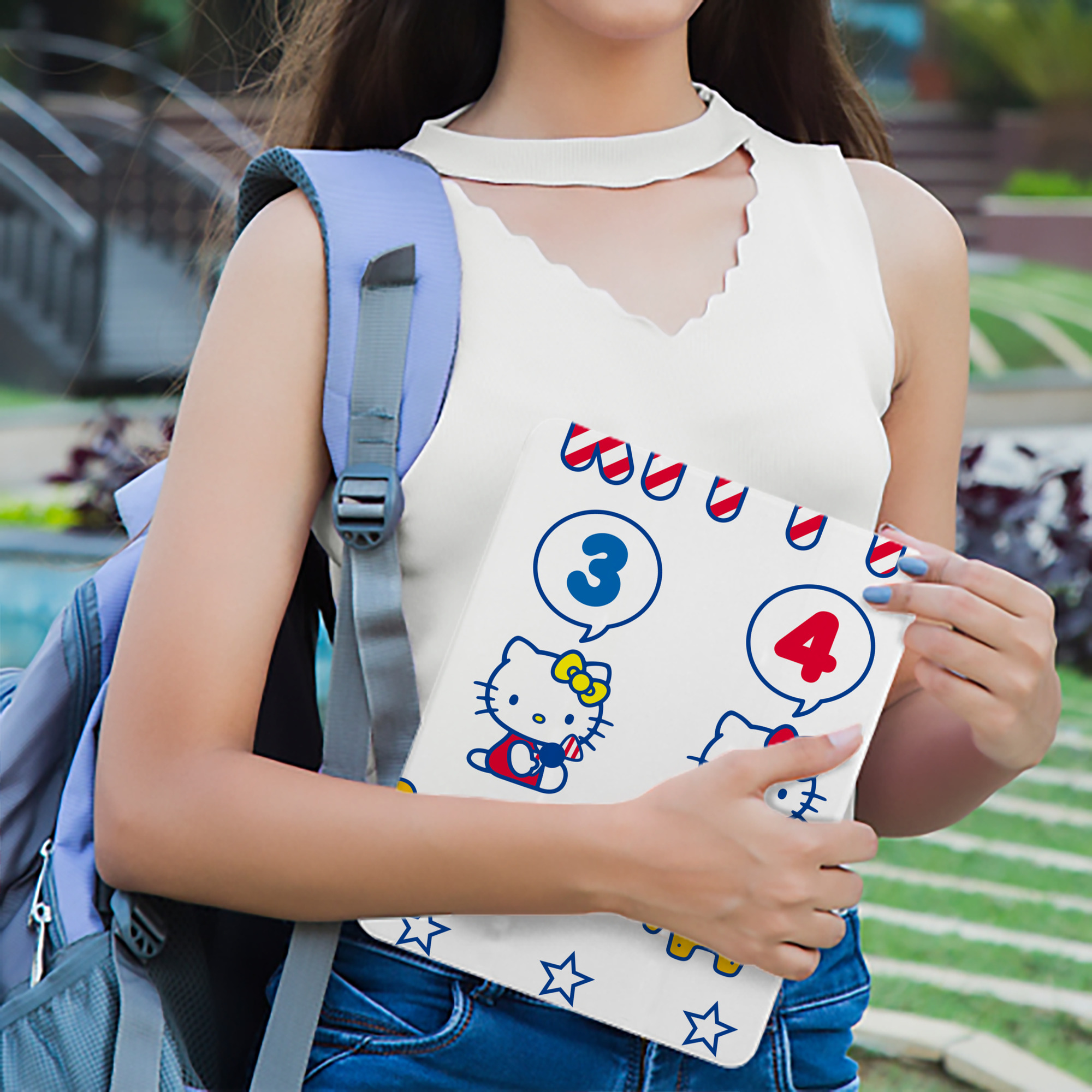 Hello Kitty ハローキティ IPad ケース ブック型 PUレザー TPU 耐衝撃 軽量 薄型 ペン収納なし 全面保護 IPad 各モデル対応