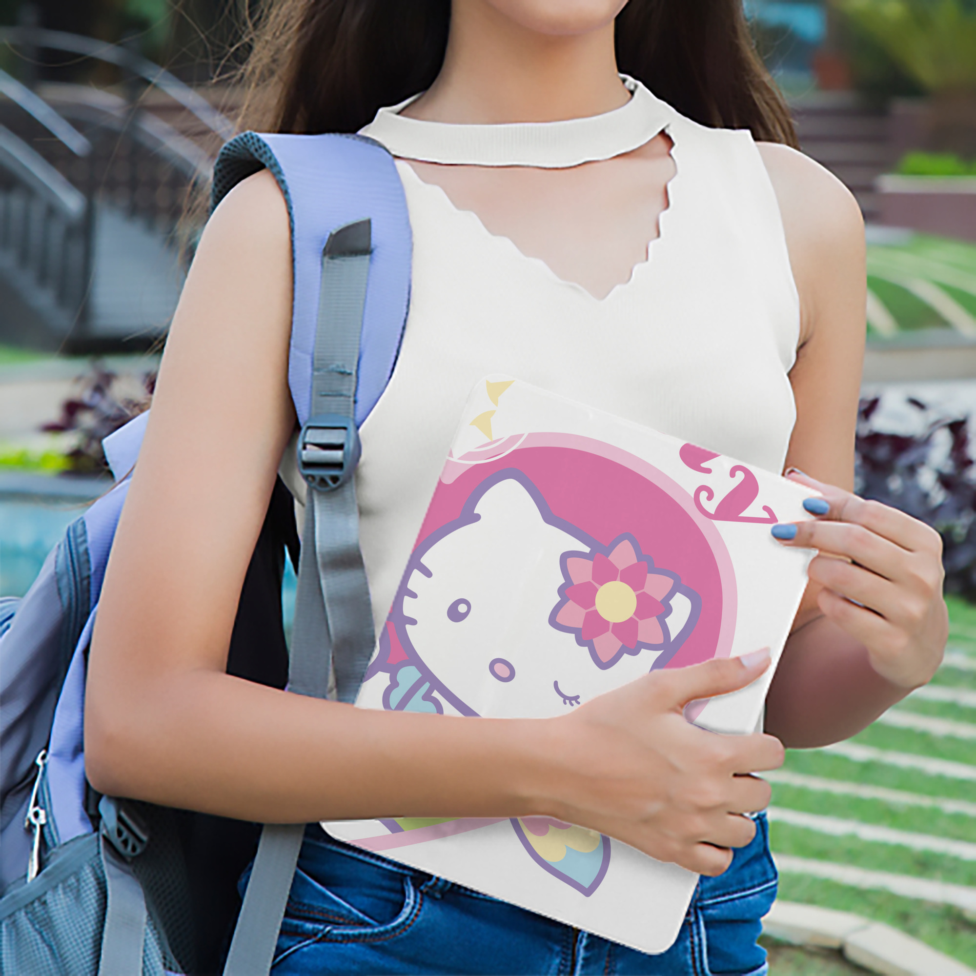 Hello Kitty ハローキティ IPad ケース ブック型 PUレザー TPU 耐衝撃 軽量 薄型 ペン収納なし 全面保護 IPad 各モデル対応