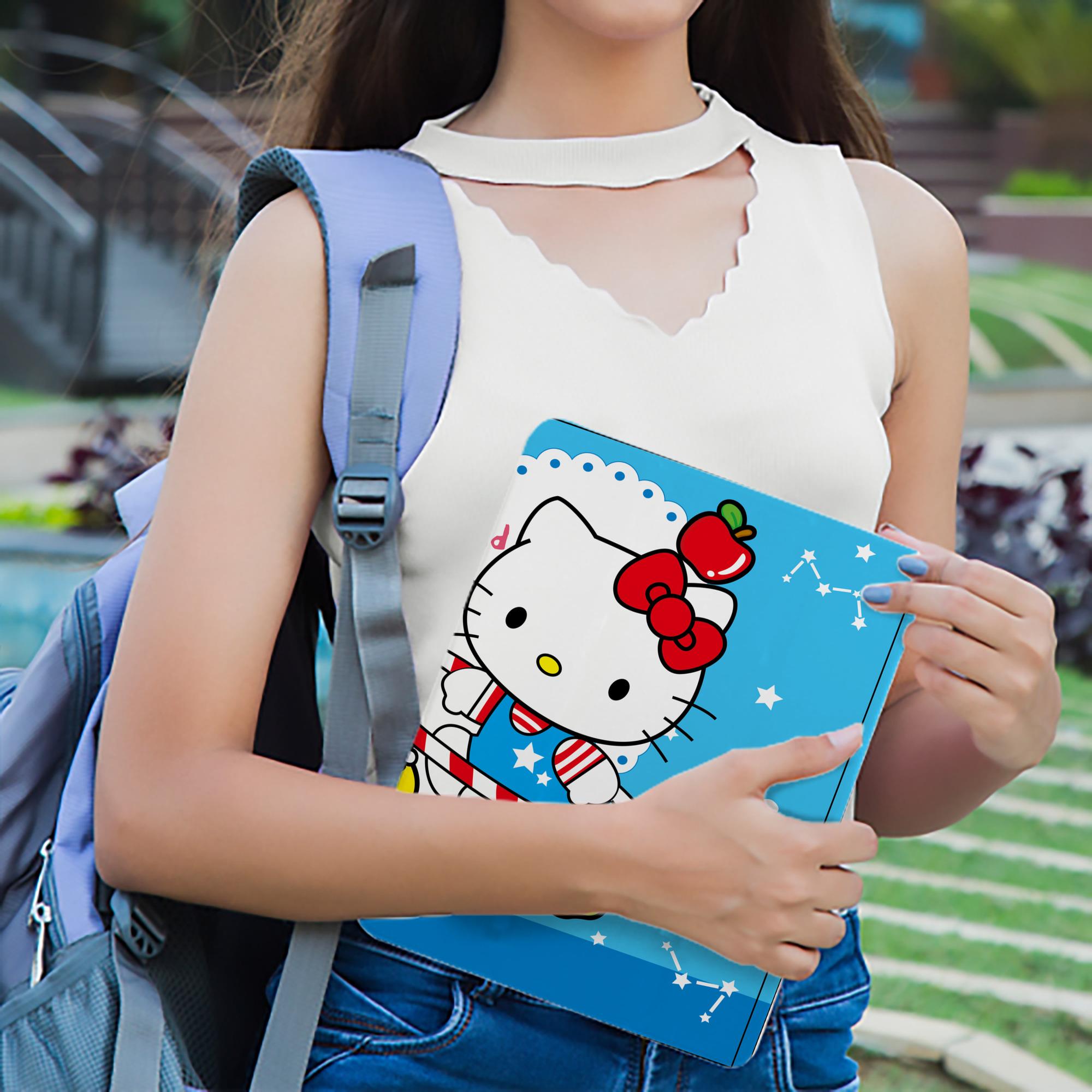 Hello Kitty ハローキティ IPad ケース ブック型 PUレザー TPU 耐衝撃 軽量 薄型 ペン収納なし 全面保護 IPad 各モデル対応
