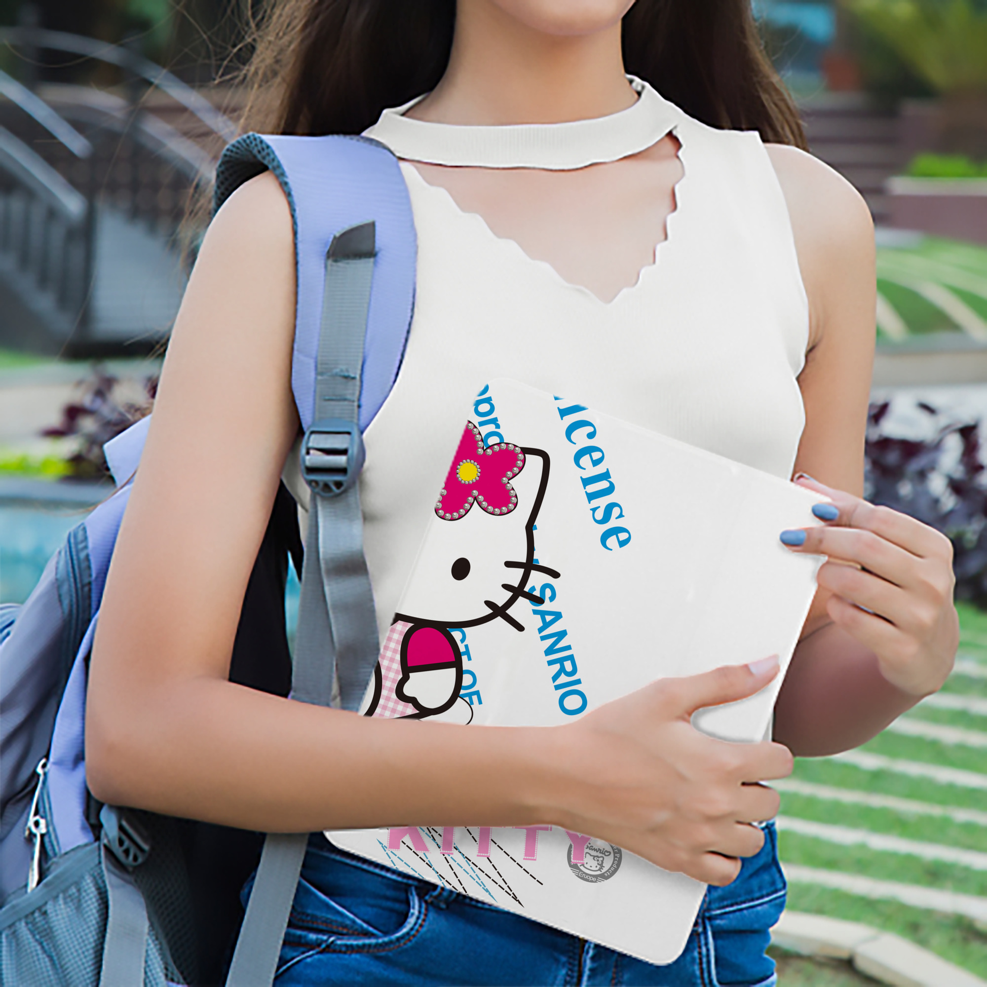 Hello Kitty ハローキティ IPad ケース ブック型 PUレザー TPU 耐衝撃 軽量 薄型 ペン収納なし 全面保護 IPad 各モデル対応