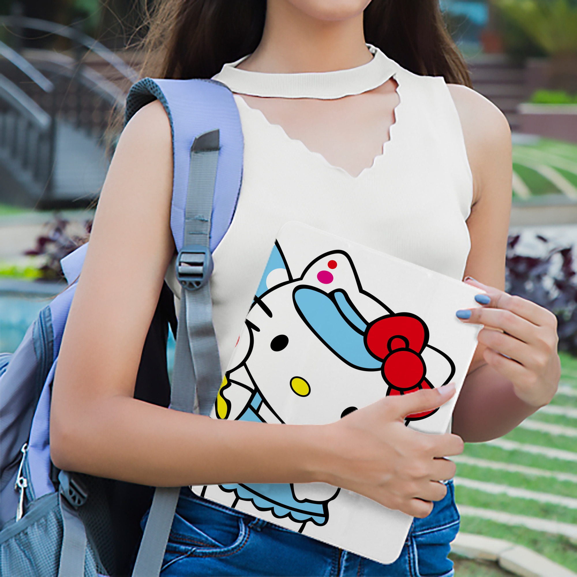 Hello Kitty ハローキティ IPad ケース ブック型 PUレザー TPU 耐衝撃 軽量 薄型 ペン収納なし 全面保護 IPad 各モデル対応