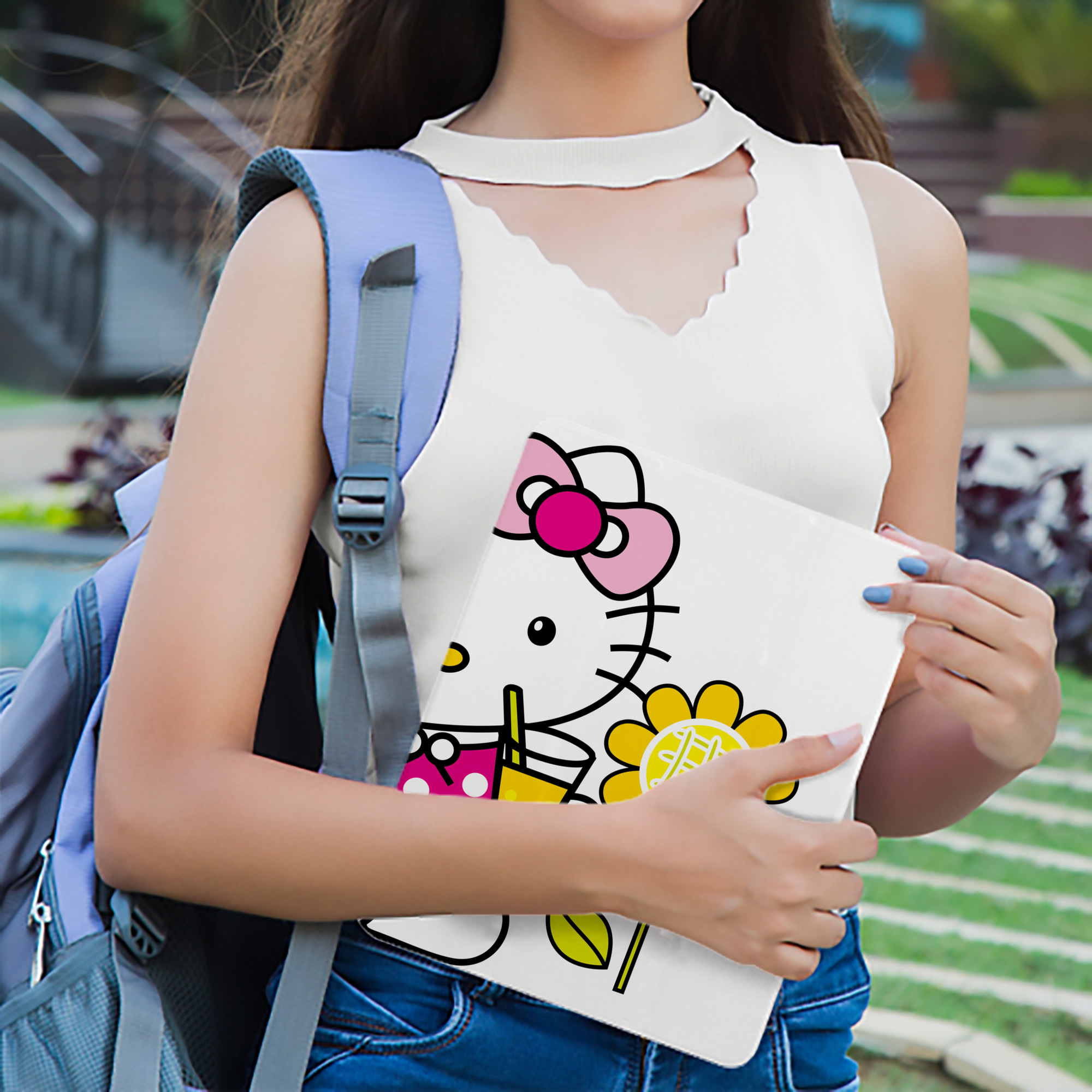 Hello Kitty ハローキティ IPad ケース ブック型 PUレザー TPU 耐衝撃 軽量 薄型 ペン収納なし 全面保護 IPad 各モデル対応
