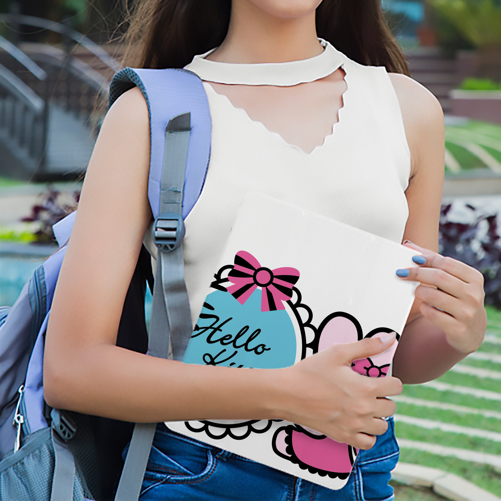 Hello Kitty ハローキティ IPad ケース ブック型 PUレザー TPU 耐衝撃 軽量 薄型 ペン収納なし 全面保護 IPad 各モデル対応