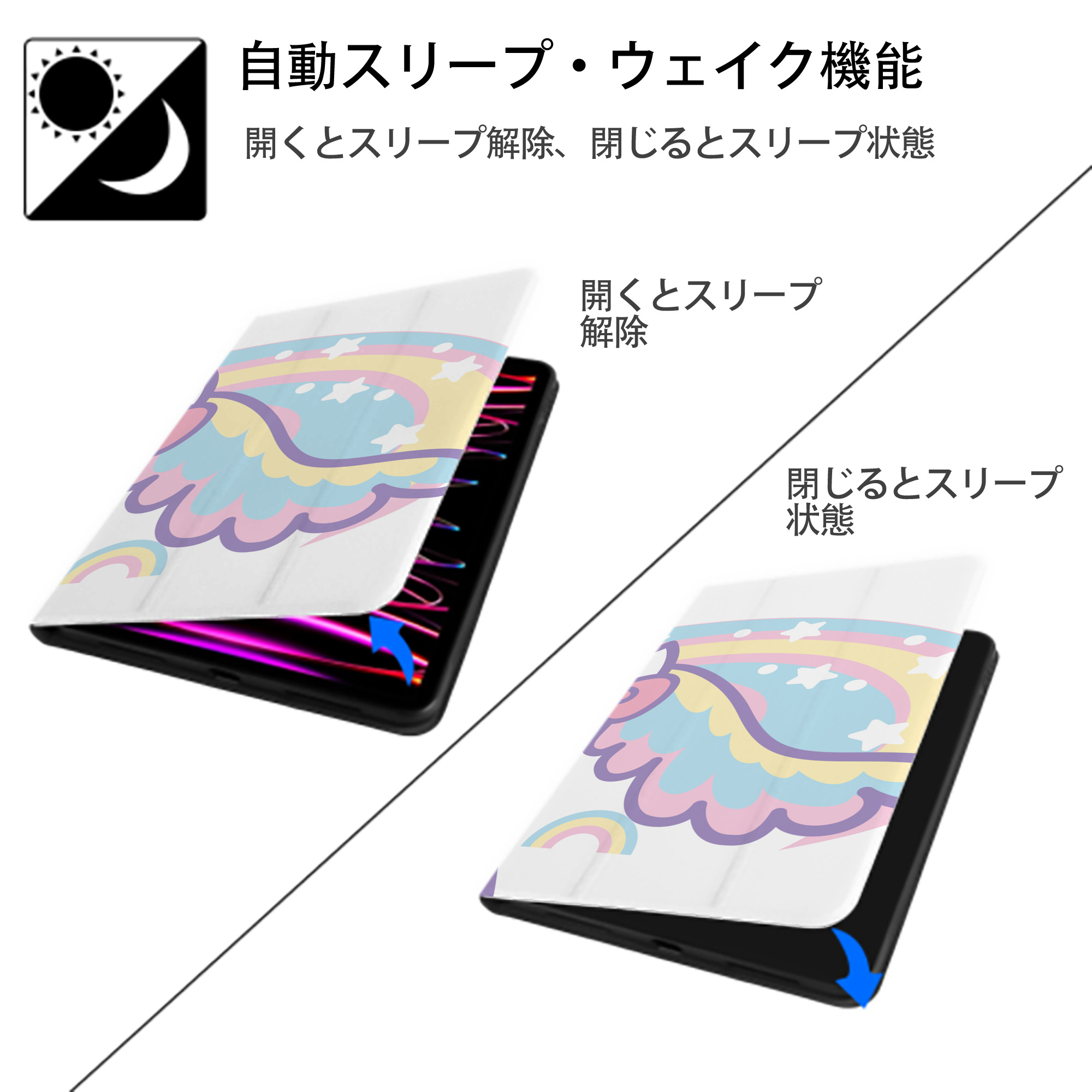 Hello Kitty ハローキティ IPad ケース ブック型 PUレザー TPU 耐衝撃 軽量 薄型 ペン収納なし 全面保護 IPad 各モデル対応